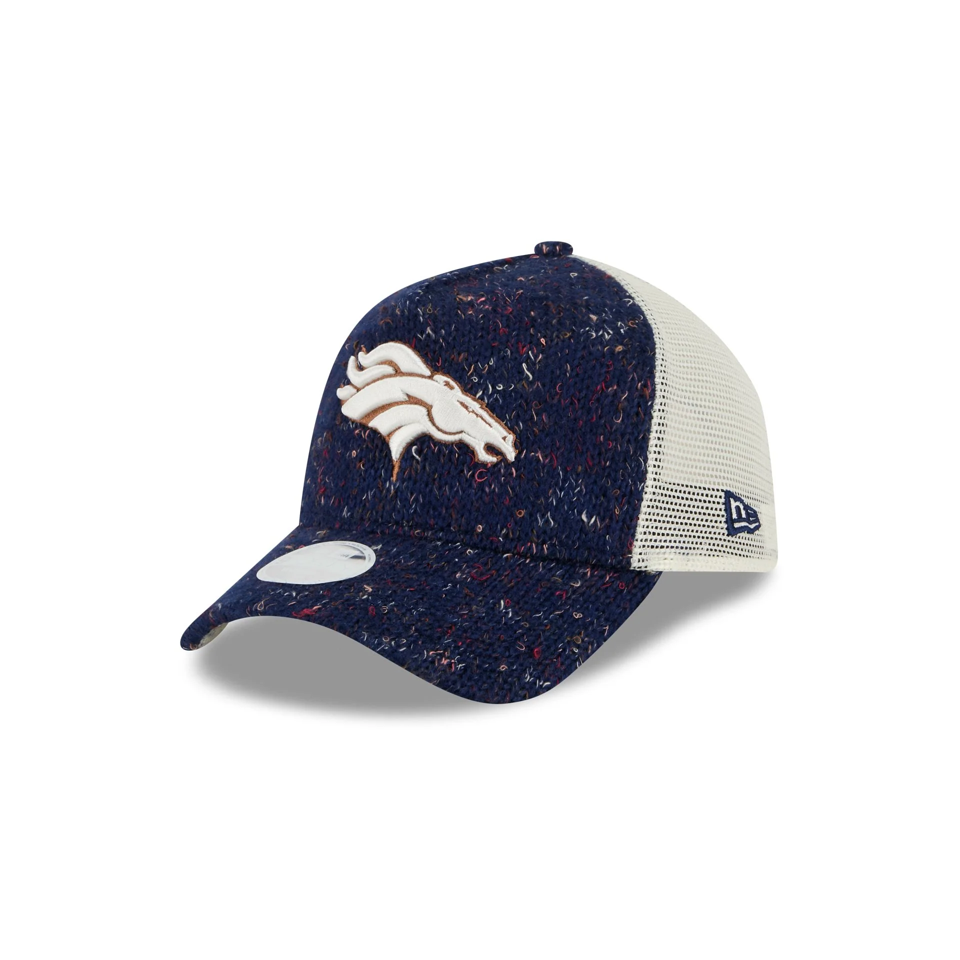 Denver Broncos Knit Women's 9FORTY A-Frame Trucker Hat