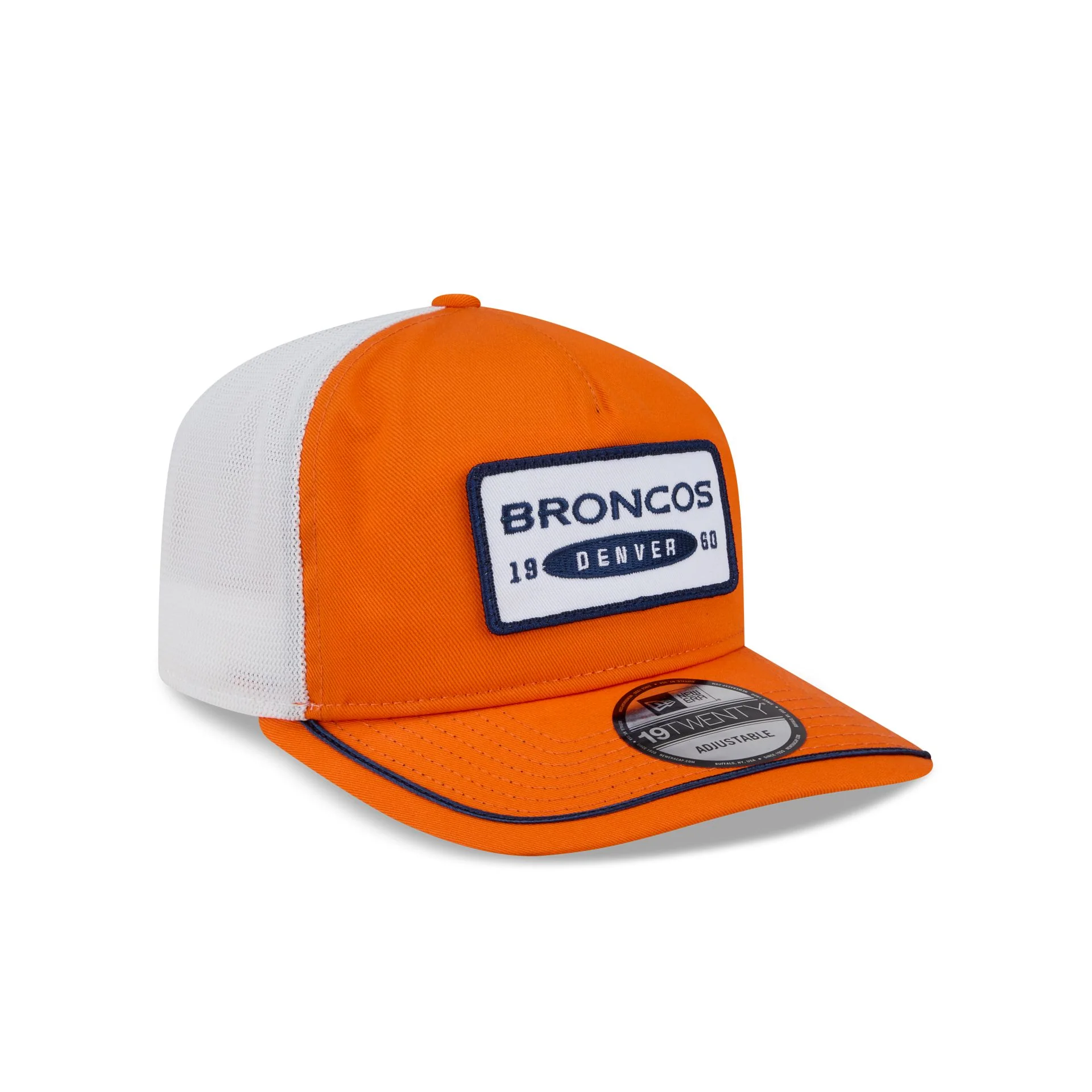 Denver Broncos Patch 19TWENTY Trucker Hat - Image 3