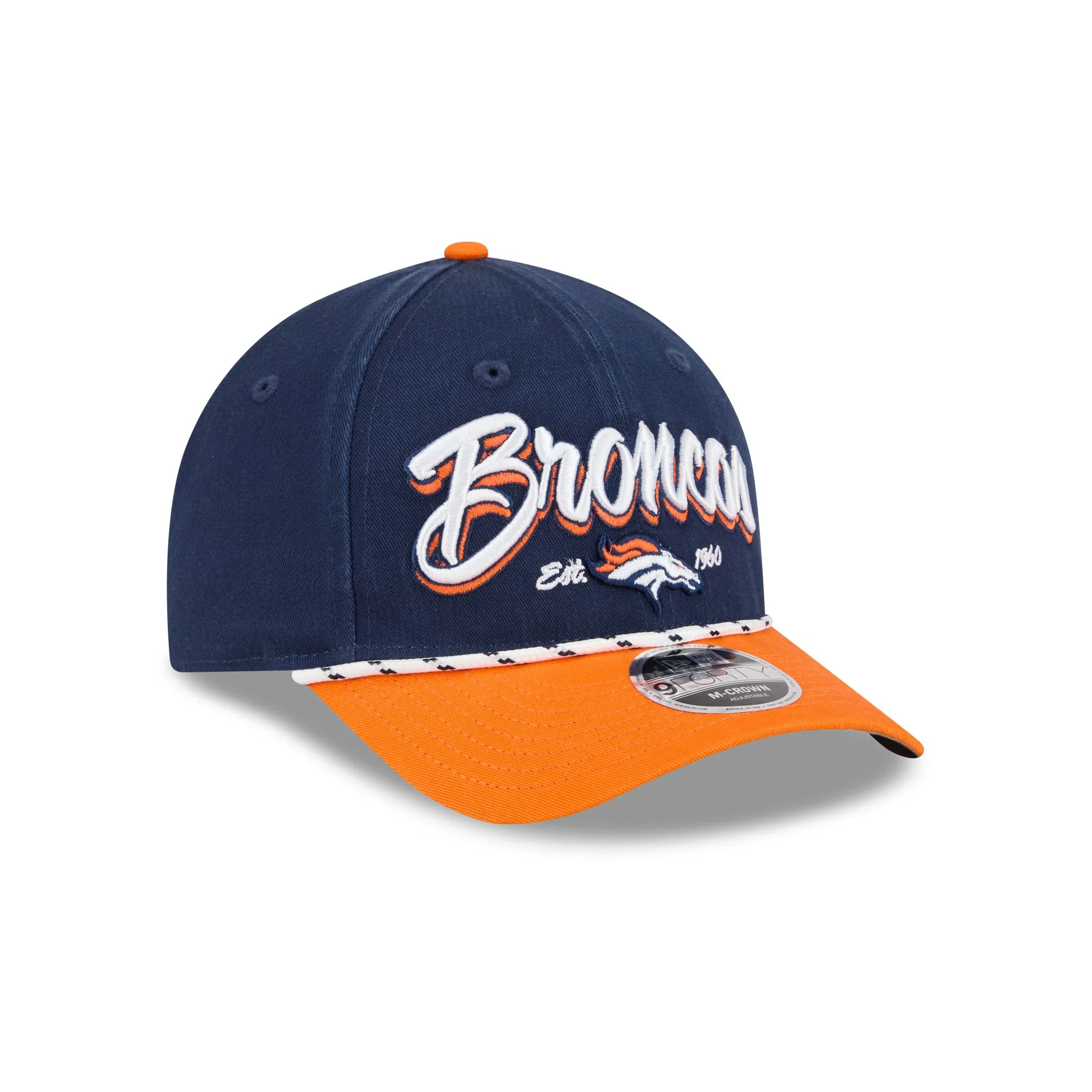 Denver Broncos Team Loyal 9FORTY M-Crown Snapback Hat - Image 3