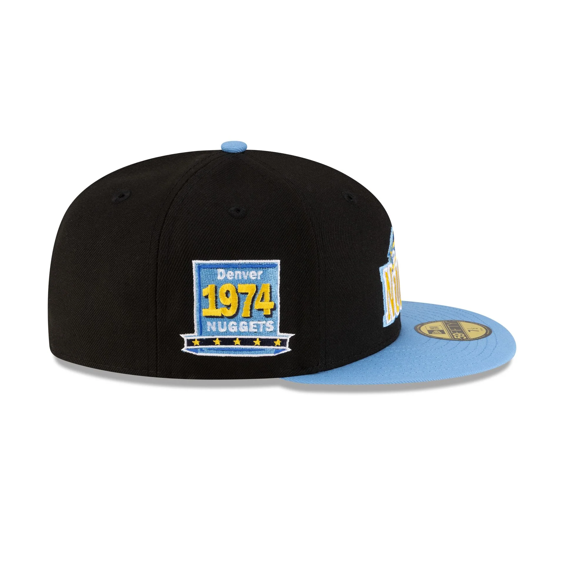 Denver Nuggets 2008-2018 Hardwood Classics Black 59FIFTY Fitted Hat - Image 4