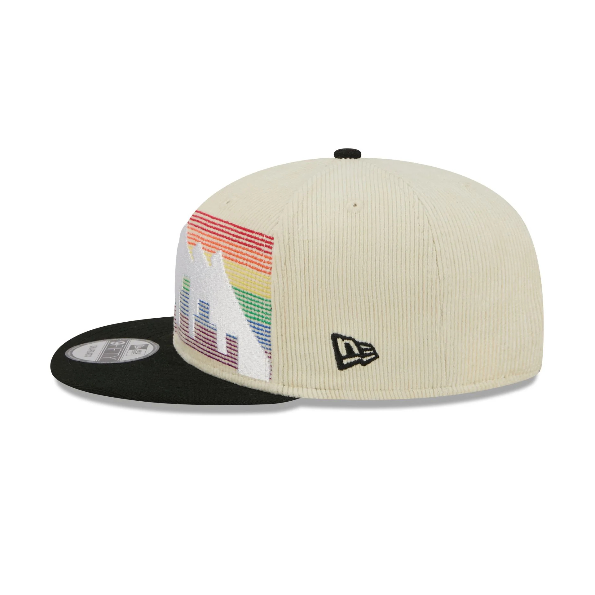 Denver Nuggets 2025 City Edition Chrome White Corduroy 9FIFTY Snapback Hat - Image 5