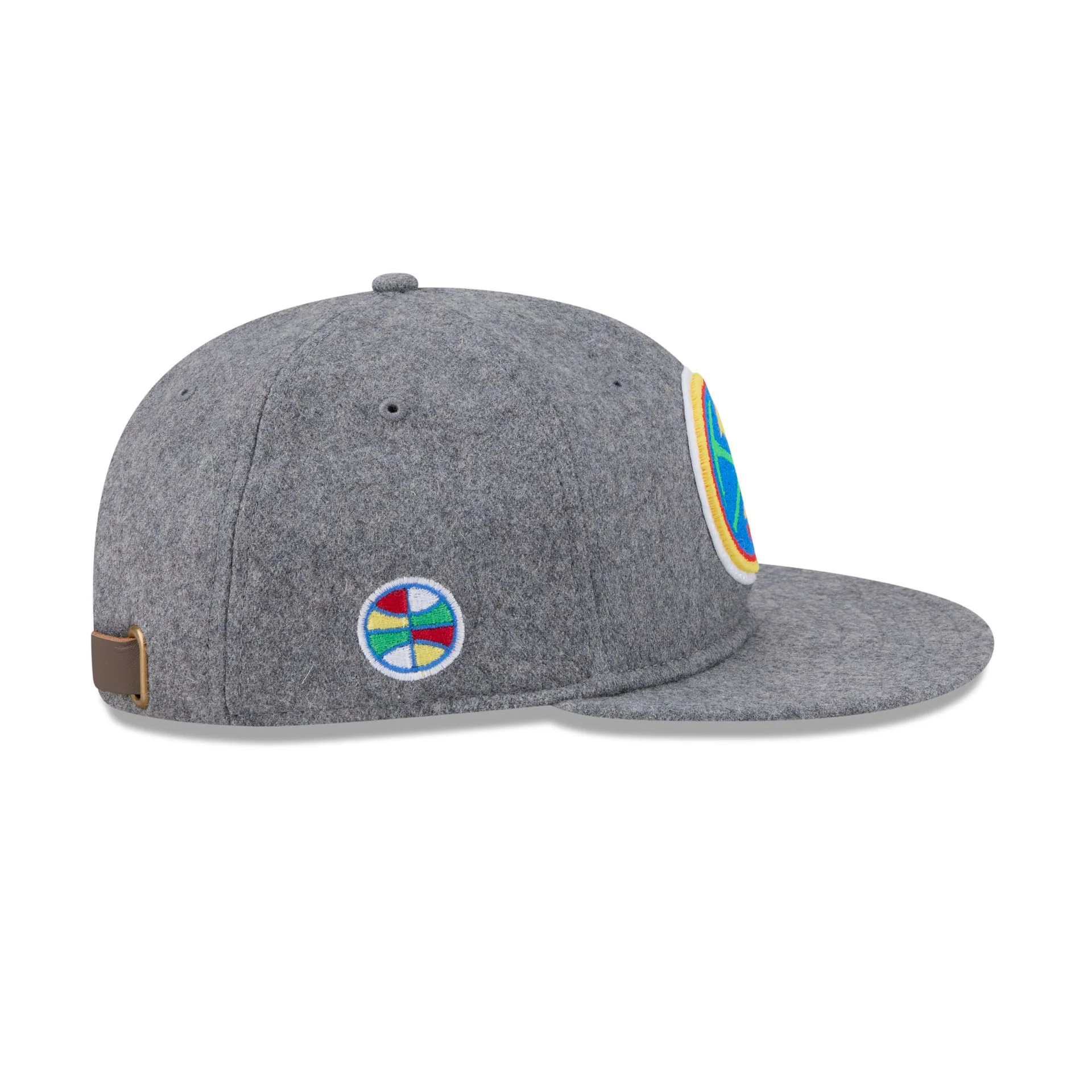 Denver Nuggets Chenille Woven Retro Crown 9FIFTY Adjustable Hat - Image 4