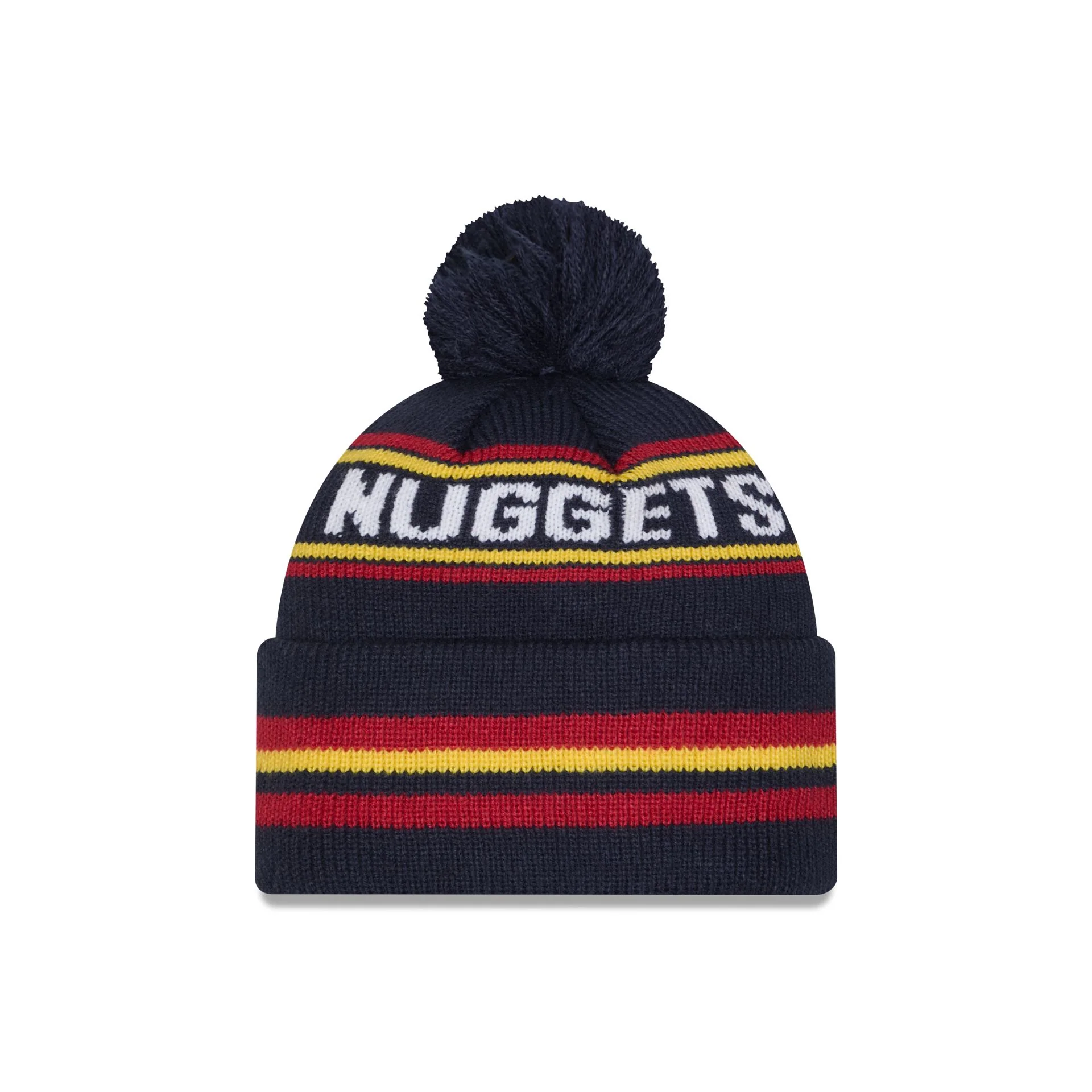 Denver Nuggets Classic Pom Knit Hat - Image 3