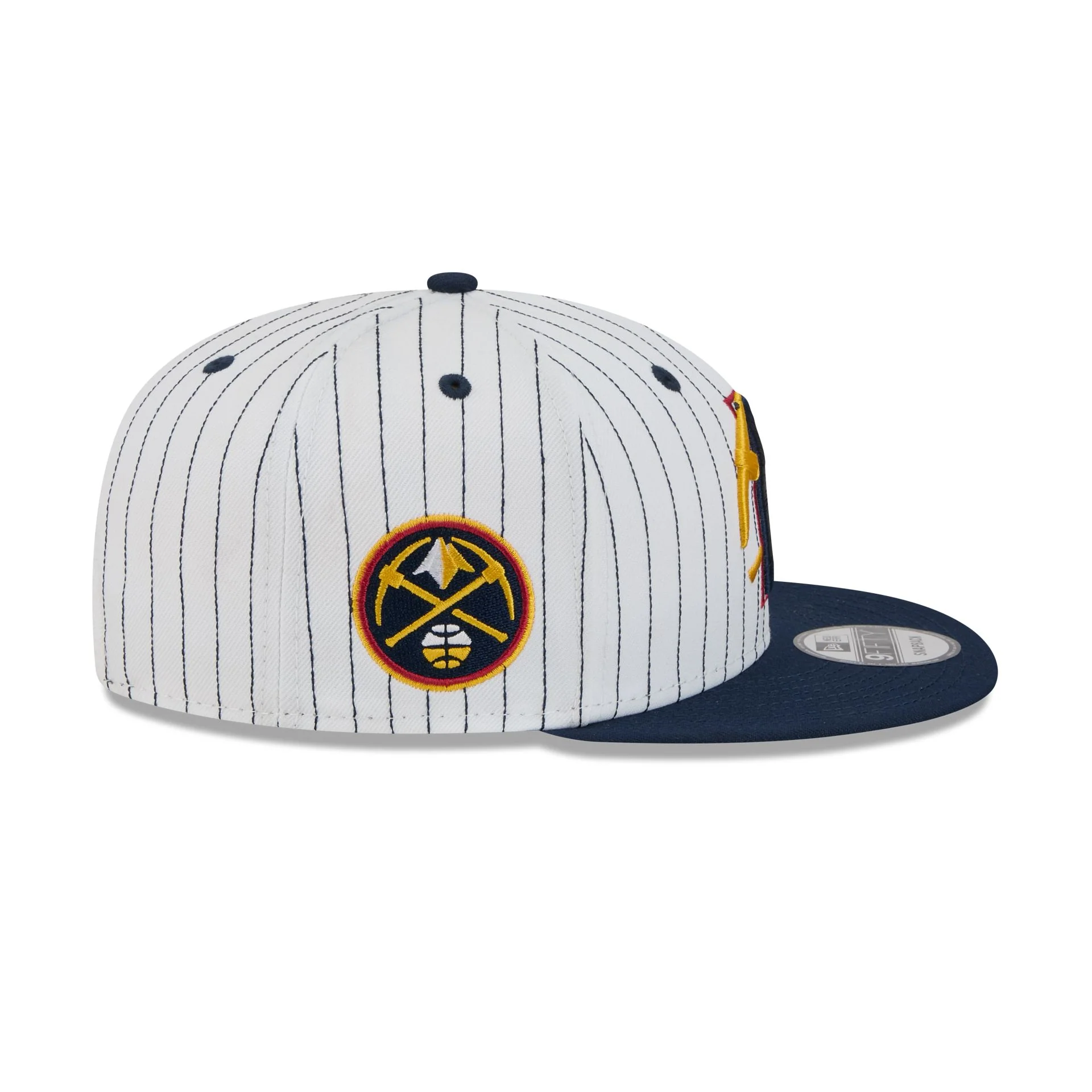 Denver Nuggets Deceptor Pinstripe 9FIFTY Snapback Hat - Image 4