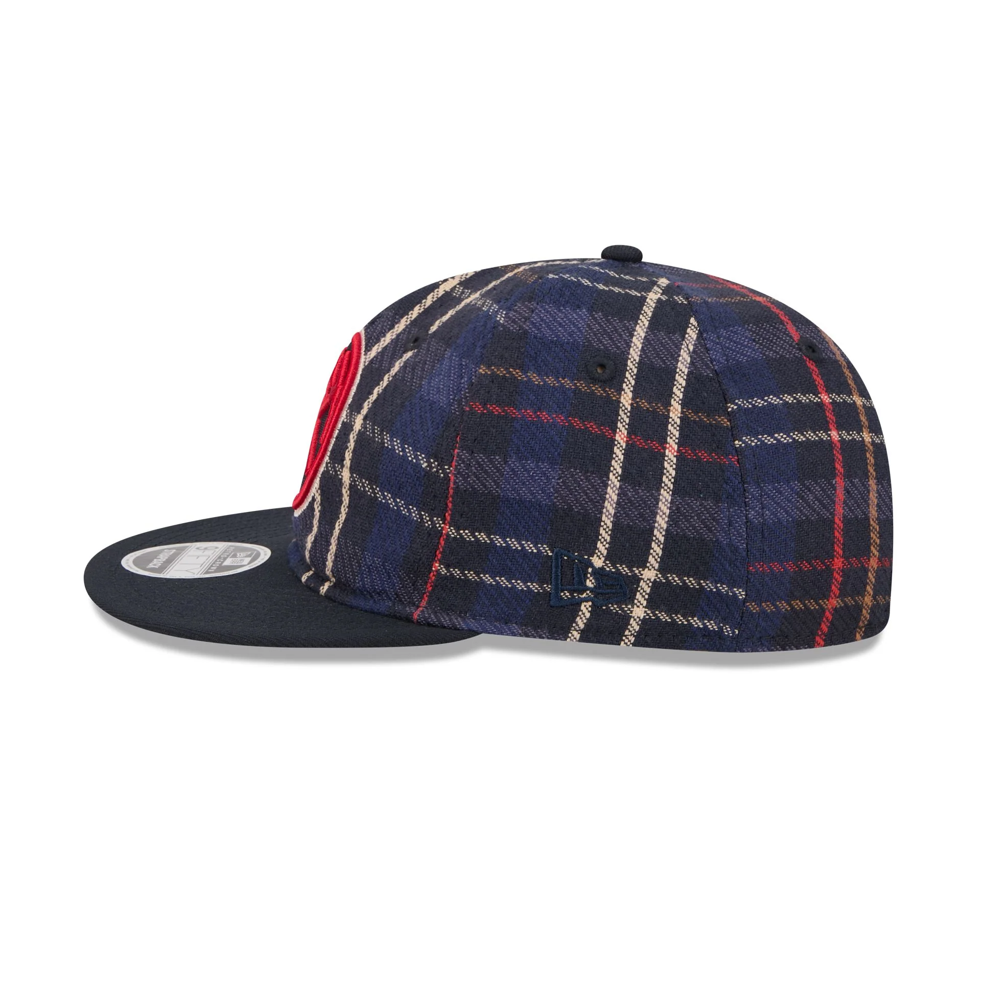 Denver Nuggets Grunge Plaid Retro Crown 9FIFTY Adjustable Hat - Image 4
