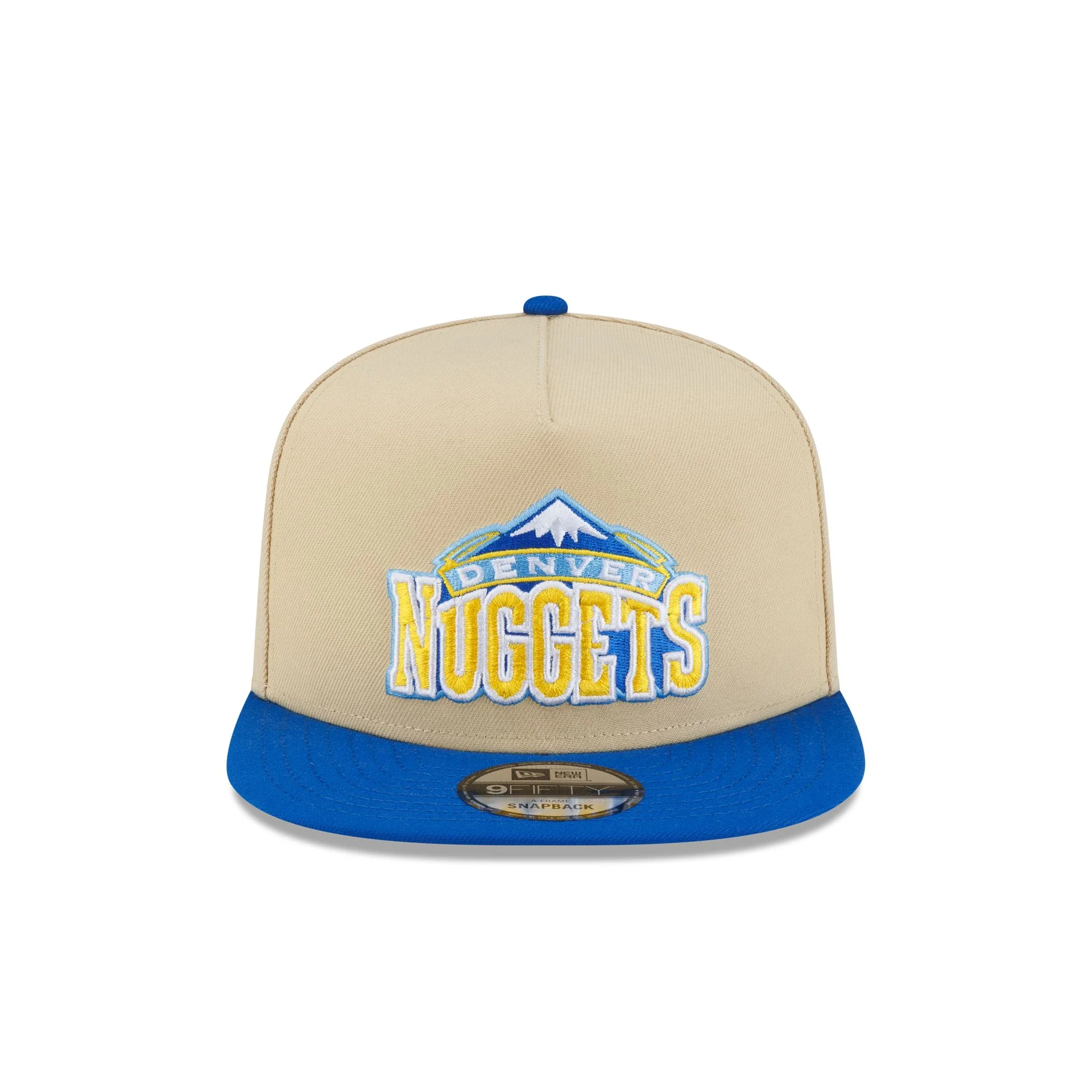 Denver Nuggets Hardwood Classics 2000s Gold 9FIFTY A-Frame Snapback Hat - Image 2