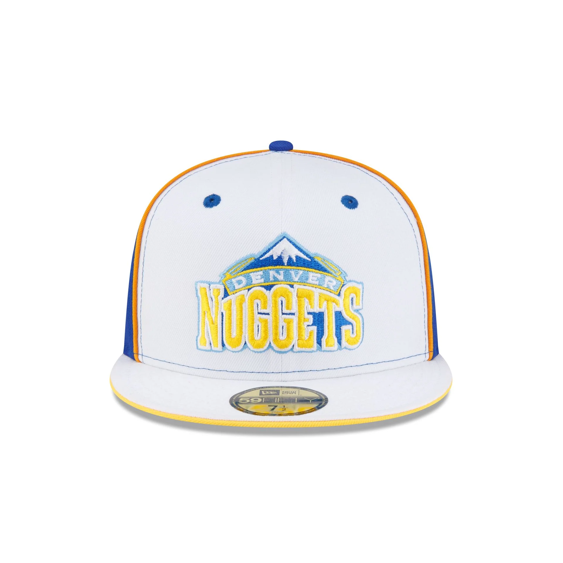 Denver Nuggets Hardwood Classics 2000s Optic White Flip 59FIFTY Fitted Hat - Image 2