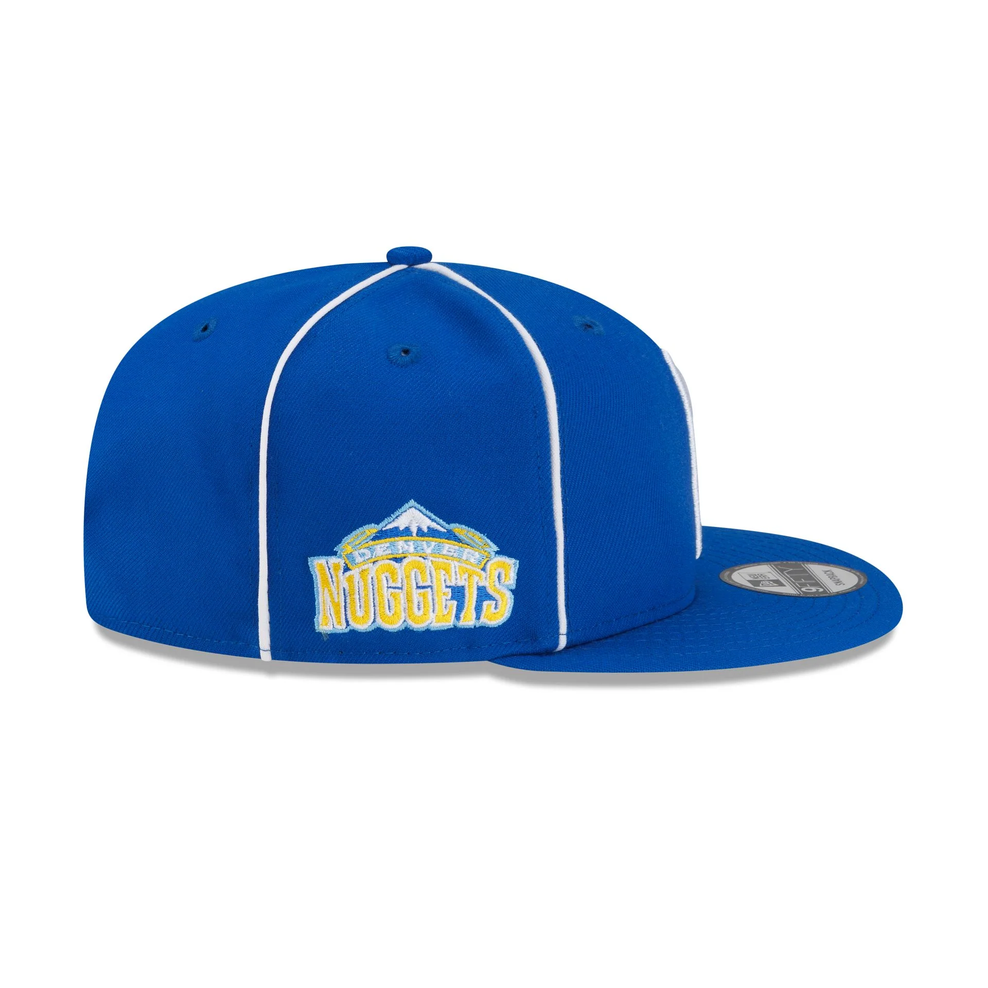 Denver Nuggets Hardwood Classics 2000s Piping 9FIFTY Snapback Hat - Image 4