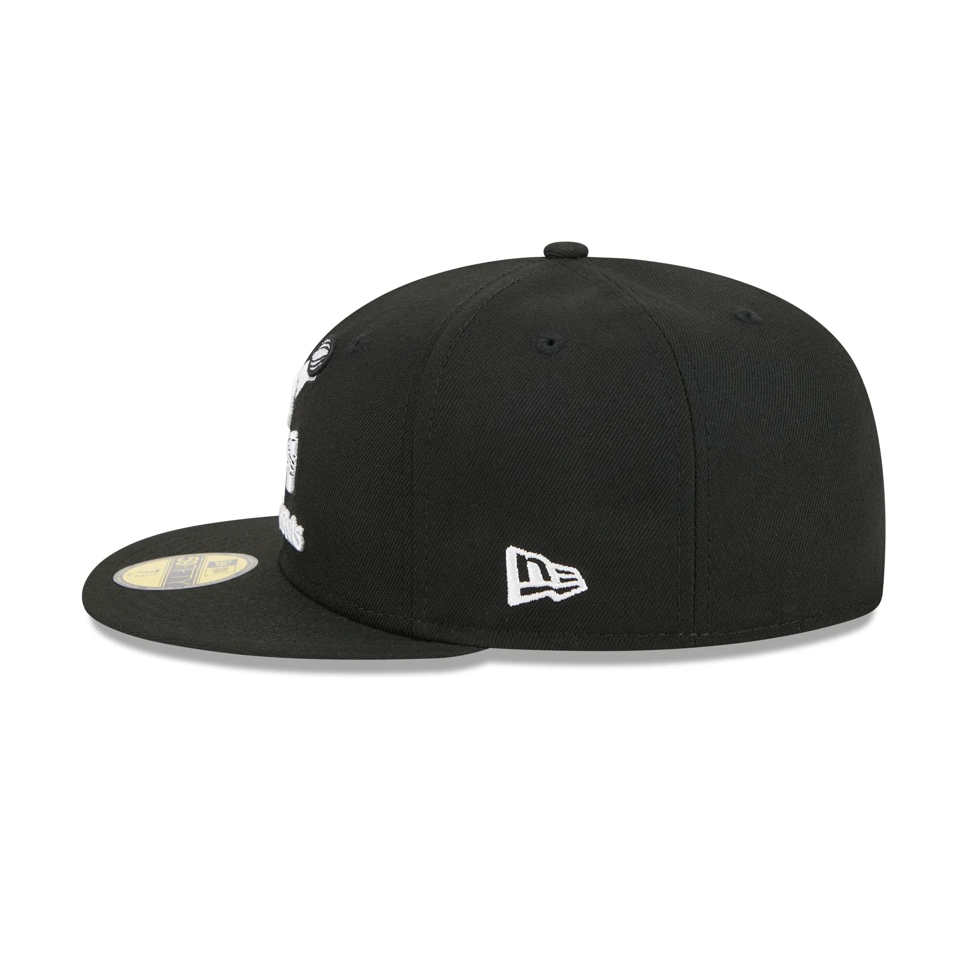 Denver Nuggets 1974-1981 Hardwood Classics Black 59FIFTY Fitted Hat - Image 4