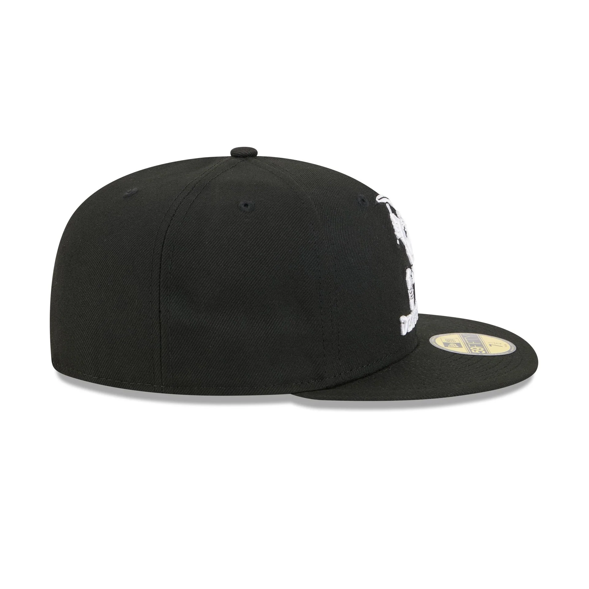 Denver Nuggets 1974-1981 Hardwood Classics Black 59FIFTY Fitted Hat - Image 5