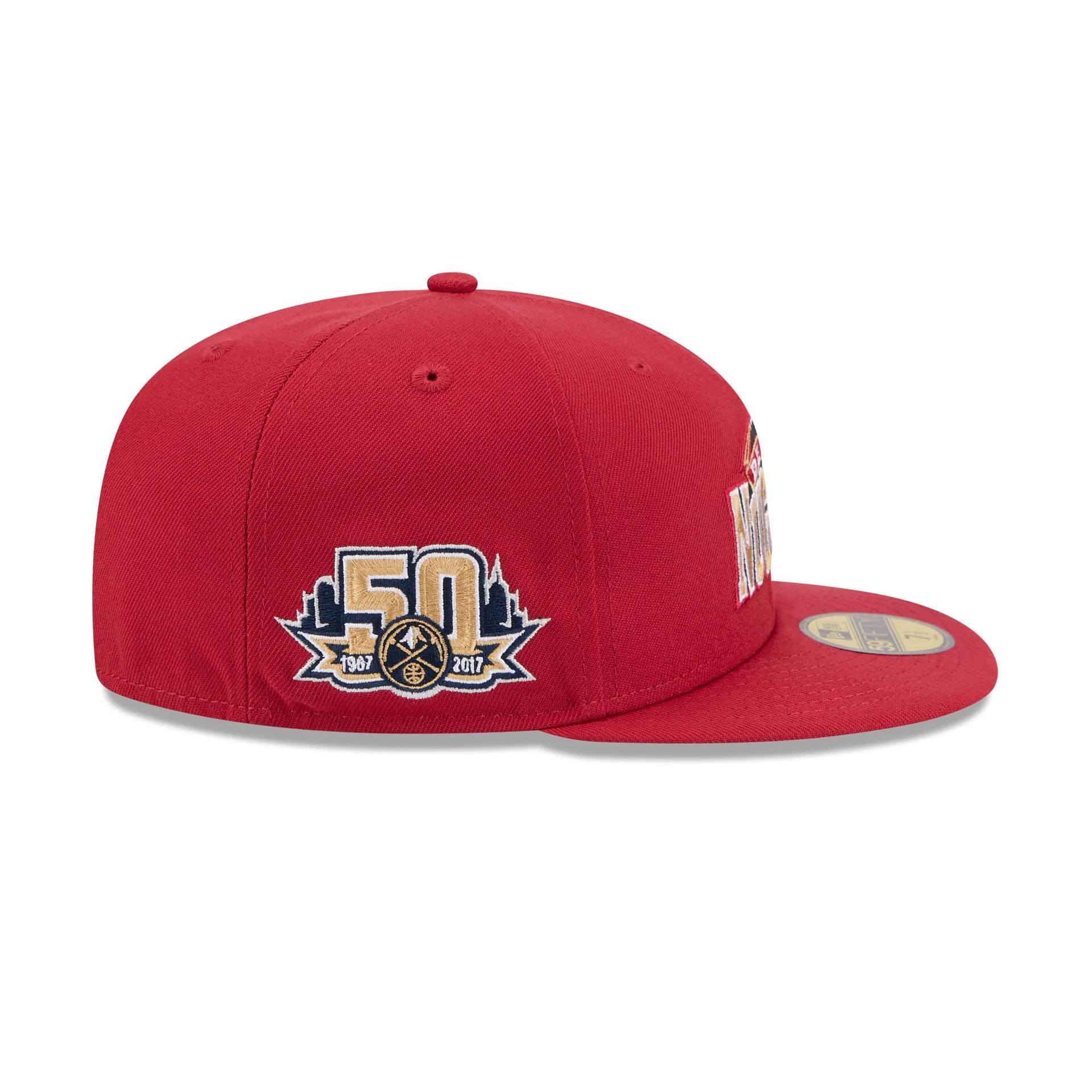 Denver Nuggets 1993-2002 Hardwood Classics Sidepatch 59FIFTY Fitted Hat - Image 4
