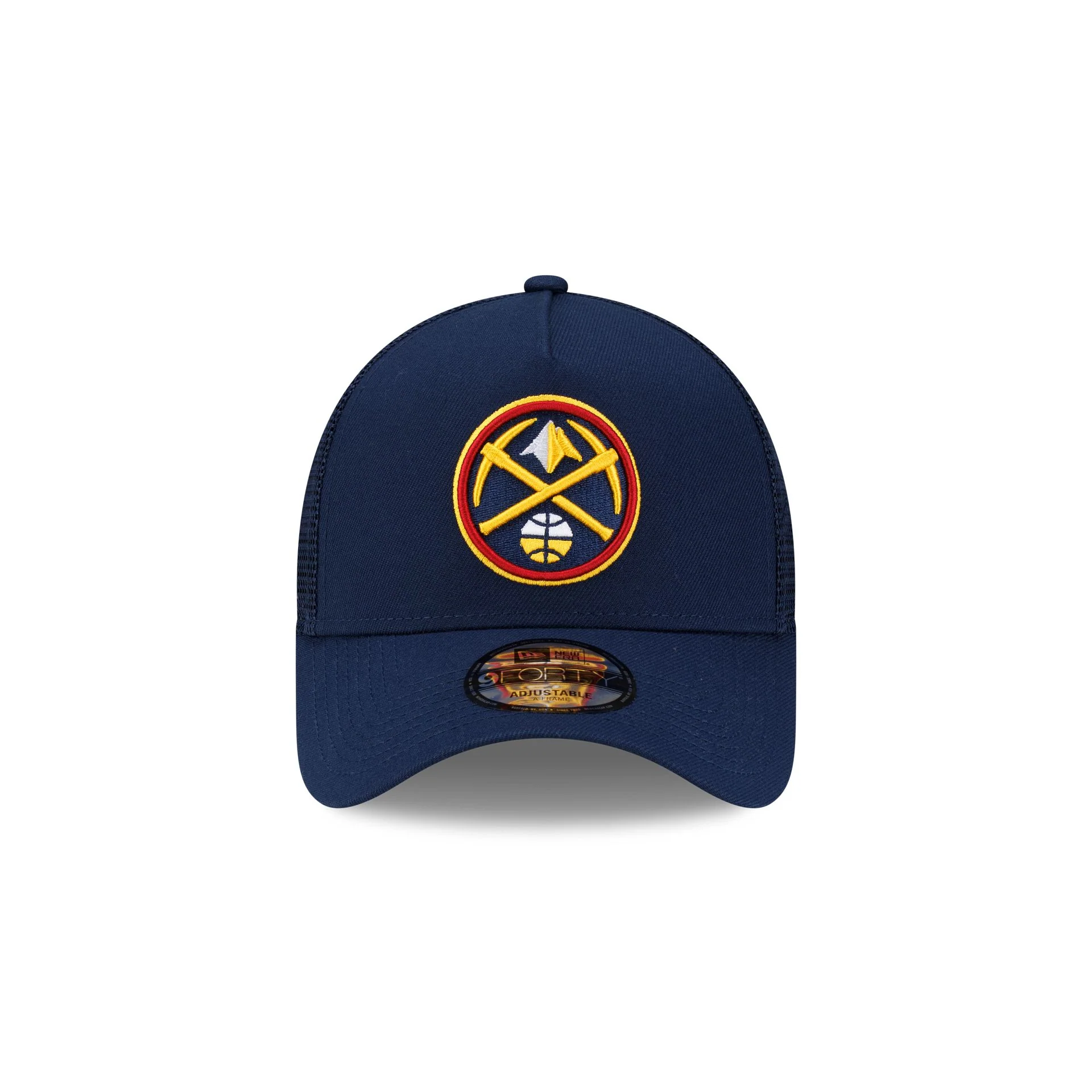 Denver Nuggets Side Script 9FORTY A-Frame Trucker Hat - Image 2