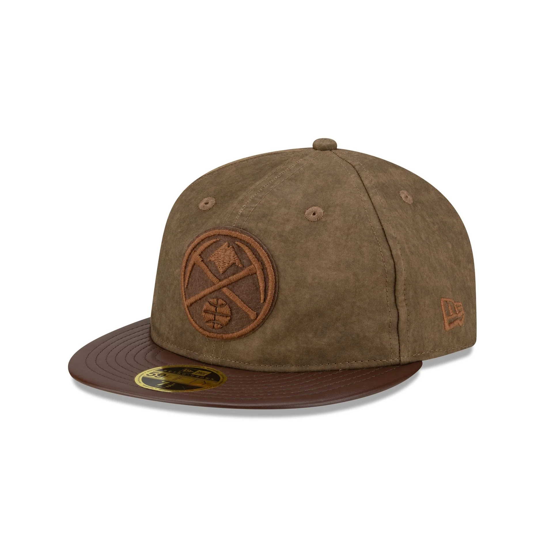 Denver Nuggets Utility Linen Retro Crown 59FIFTY Fitted Hat - Image 3
