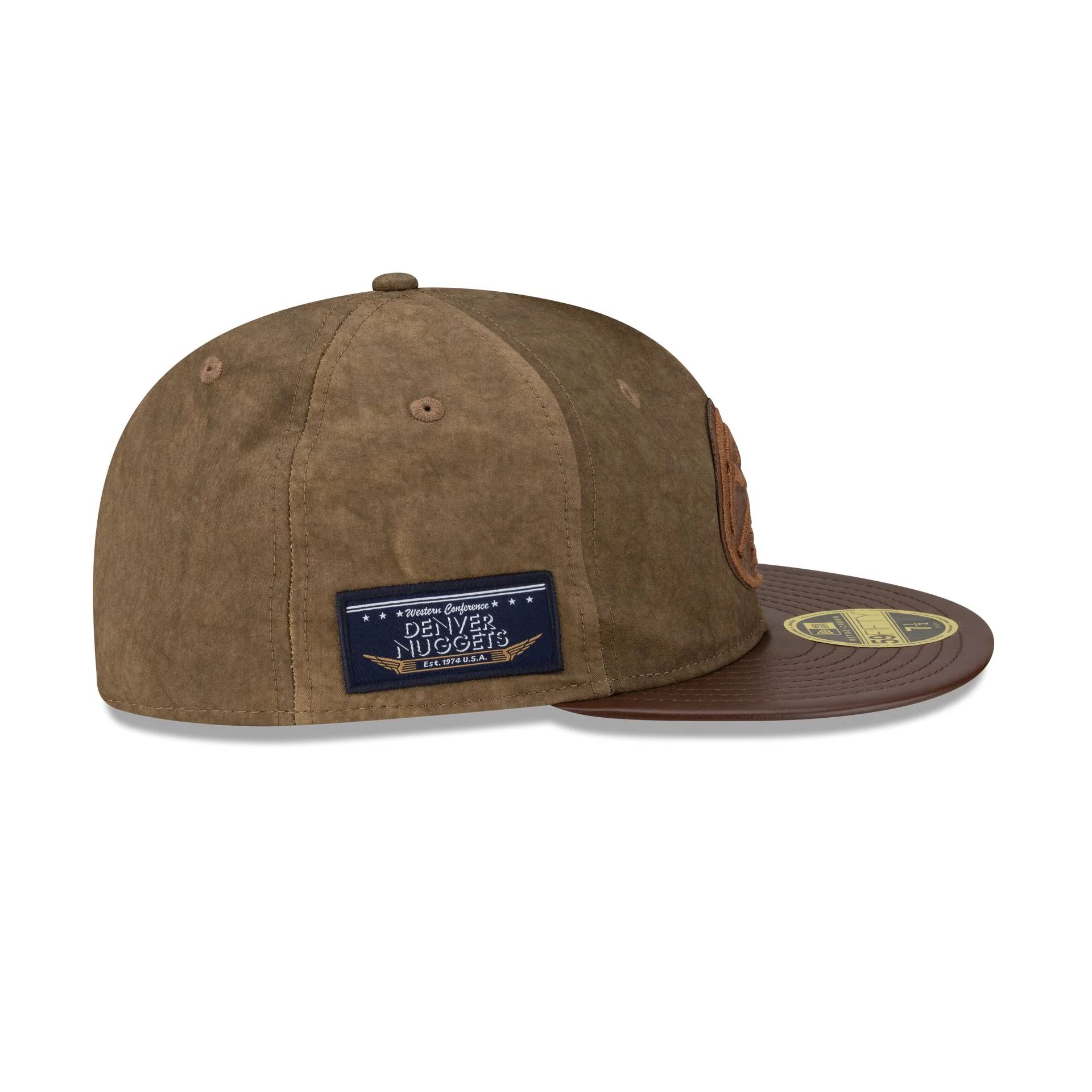 Denver Nuggets Utility Linen Retro Crown 59FIFTY Fitted Hat - Image 4
