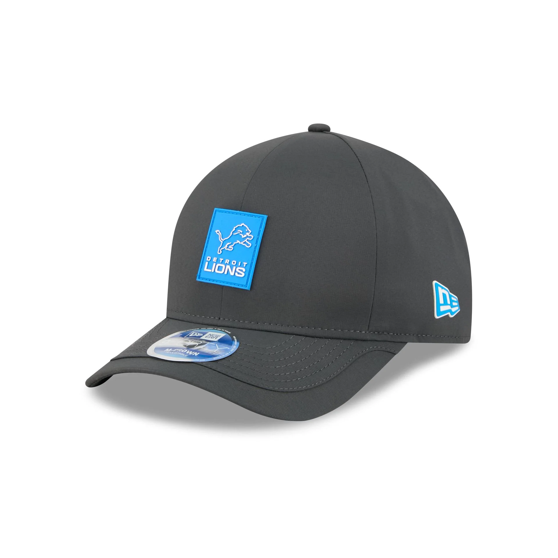 Detroit Lions 2025 Sideline Cold Weather Steel Clouds 9FORTY M-Crown Snapback Hat