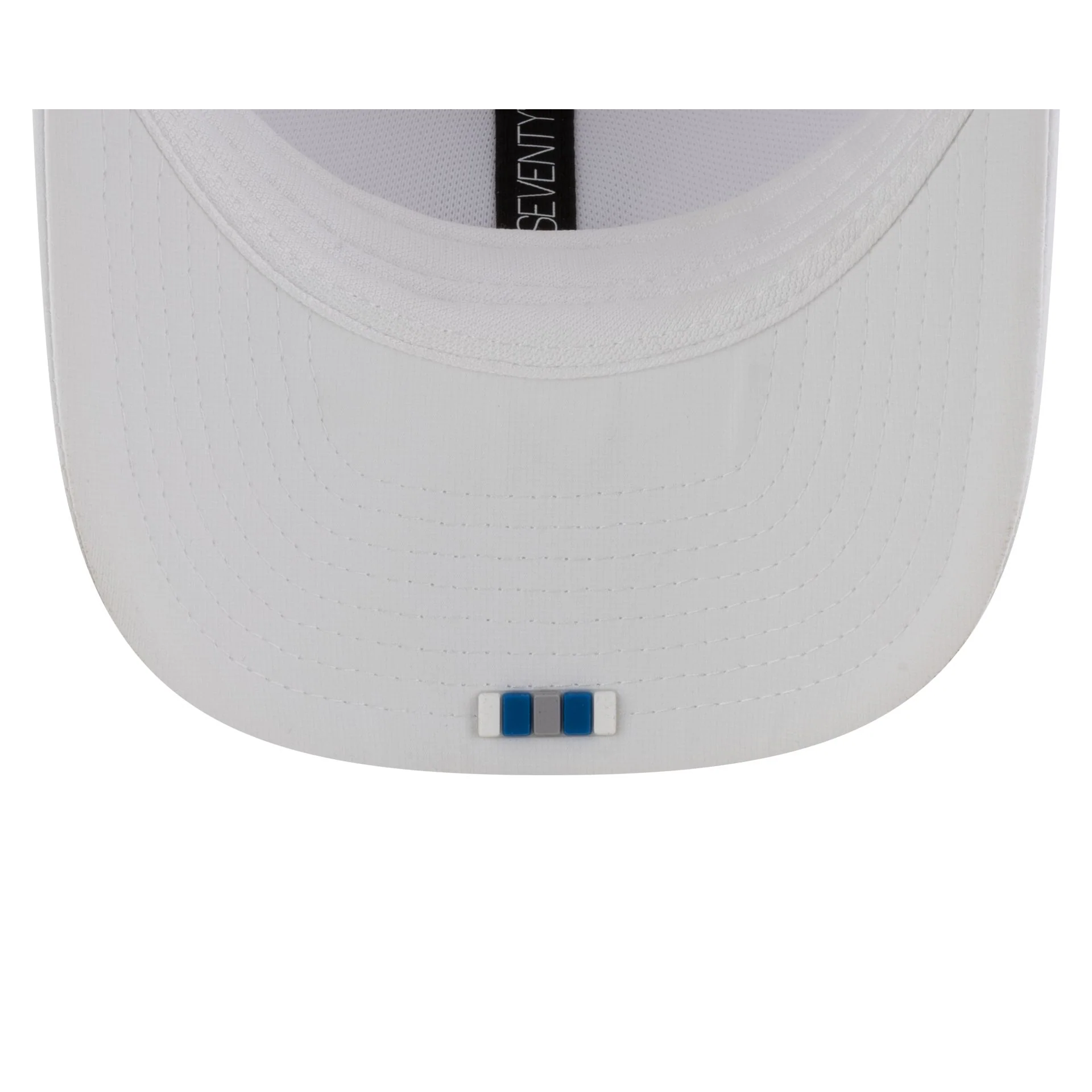 Detroit Lions 2025 Sideline Hot Weather White 9SEVENTY Trucker Hat - Image 7