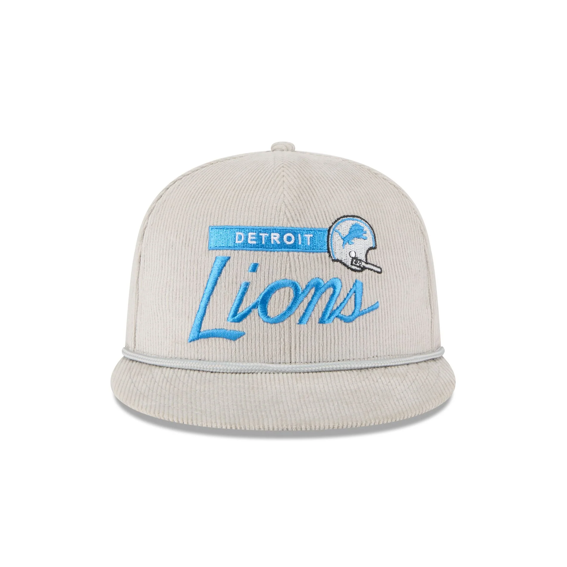 Detroit Lions Corduroy Rope 9FIFTY Snapback Hat - Image 2