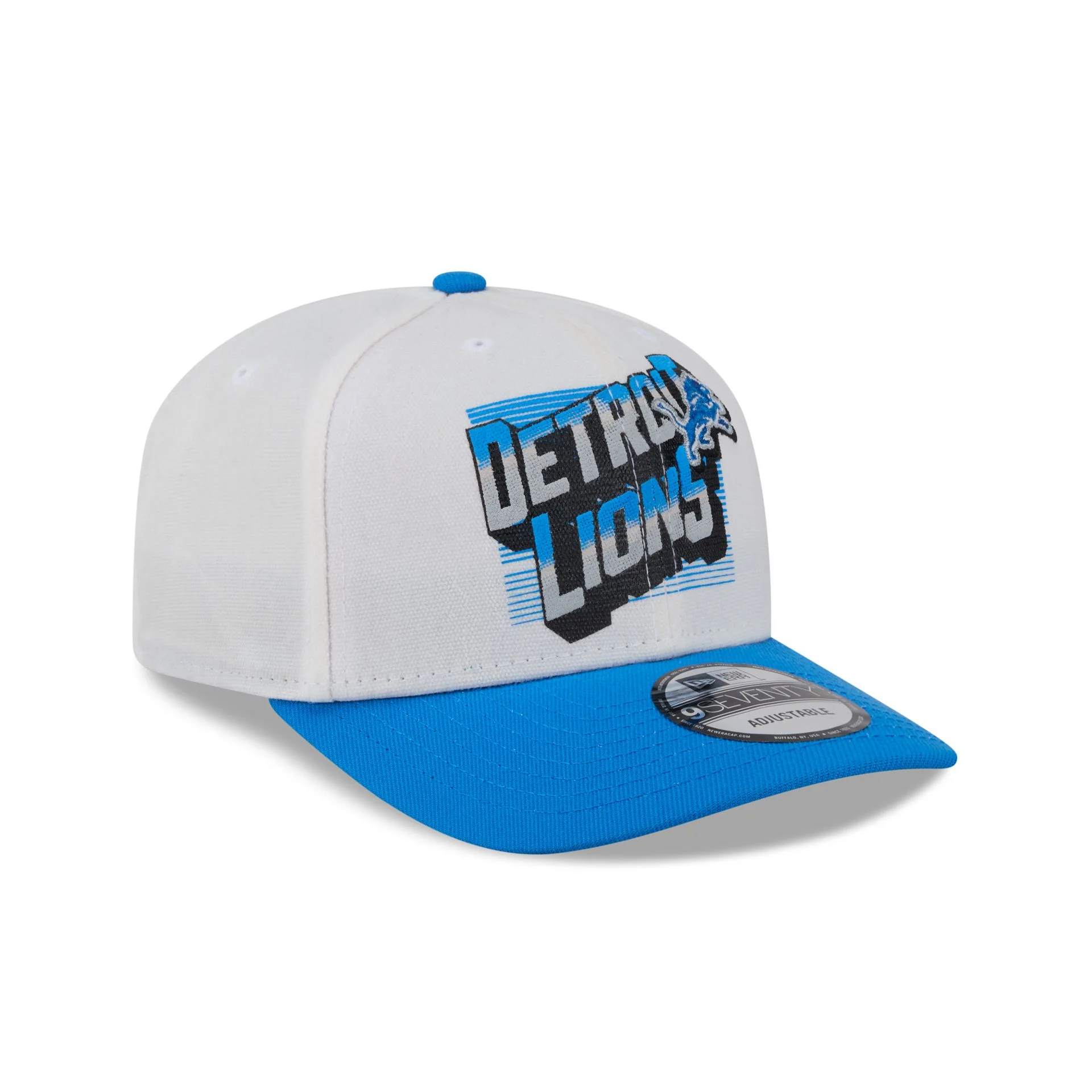 Detroit Lions Duck Cloth 9SEVENTY Adjustable Hat - Image 3