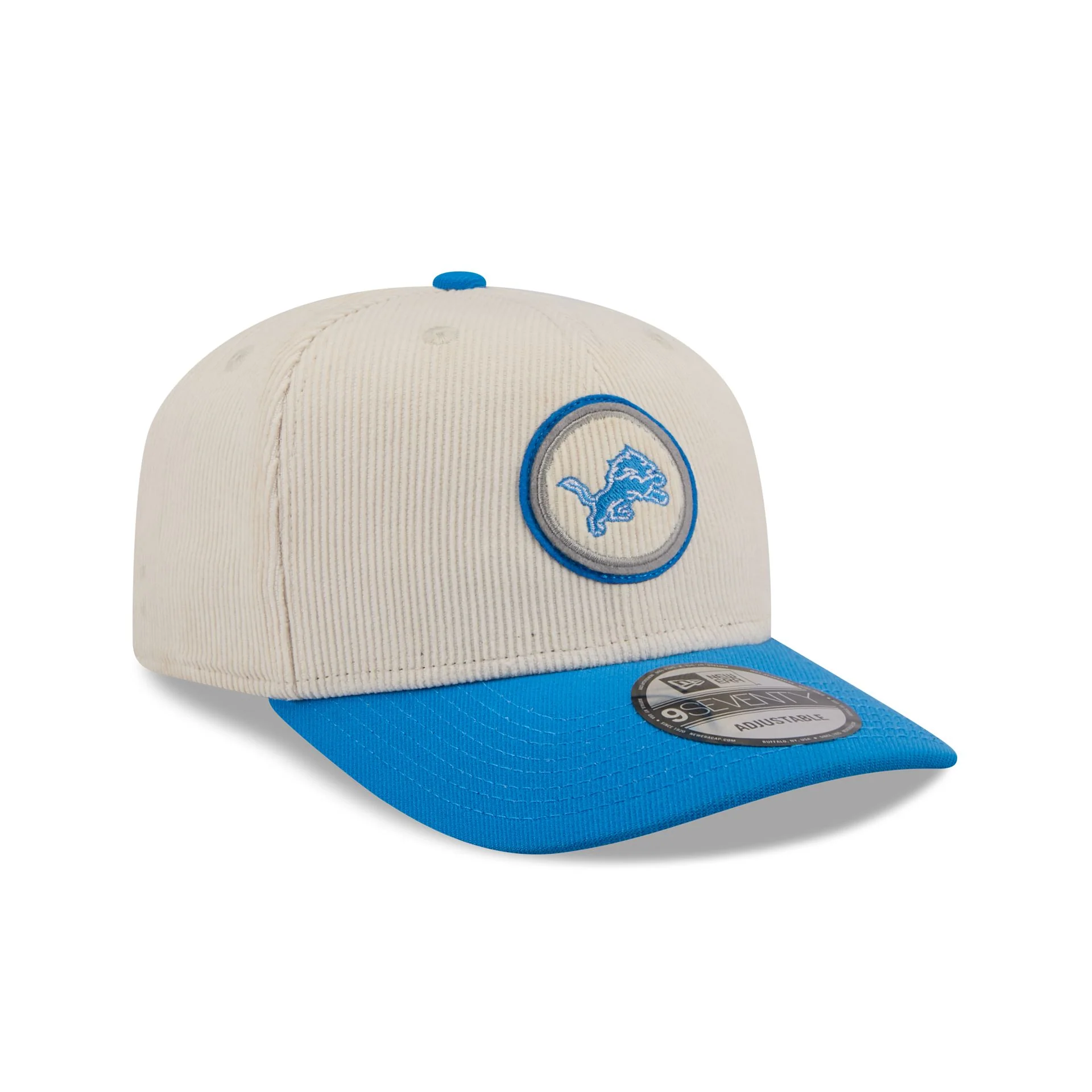 Detroit Lions Loyal Corduroy 9SEVENTY Stretch-Snap Hat - Image 3