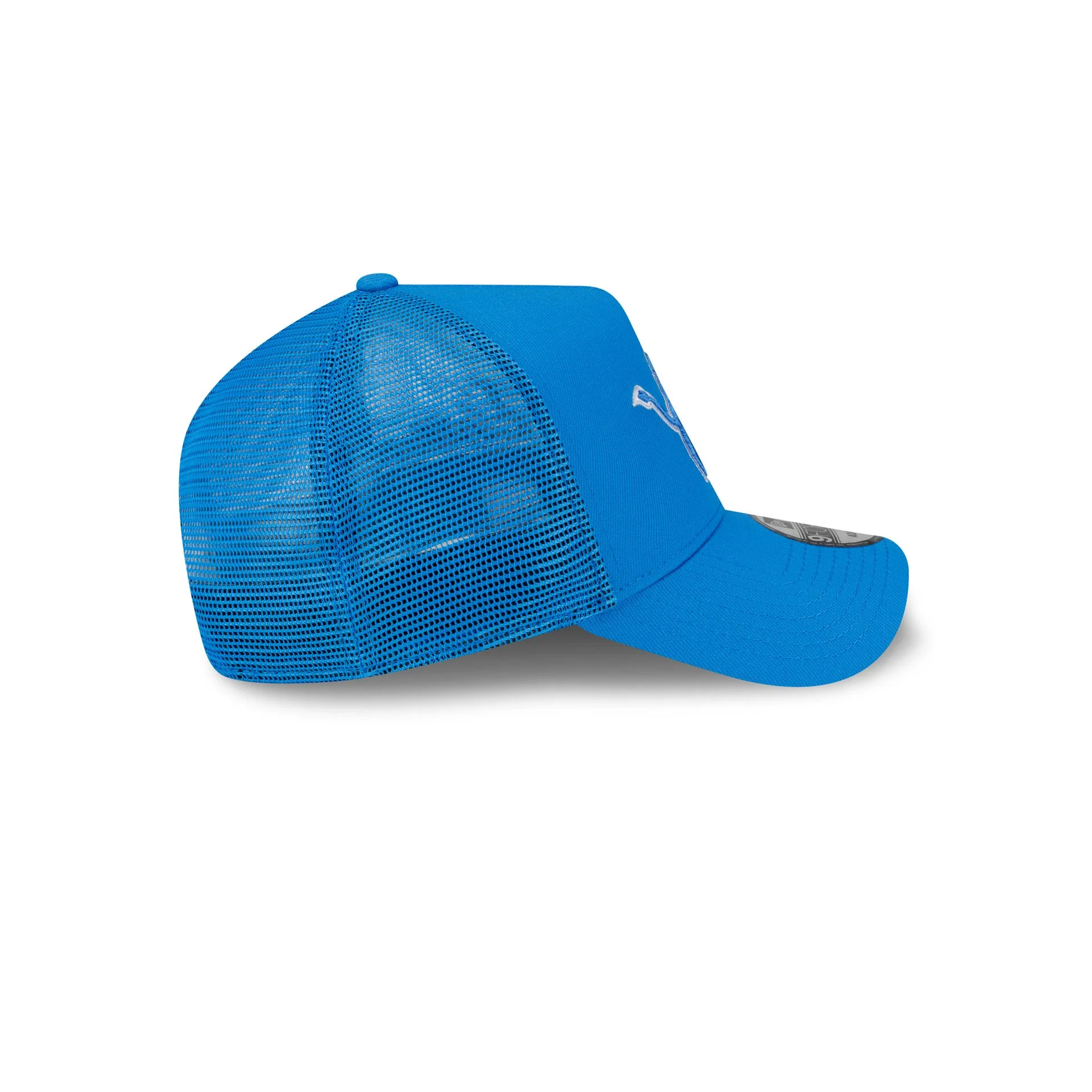 Detroit Lions Side Script 9FORTY A-Frame Trucker Hat - Image 5