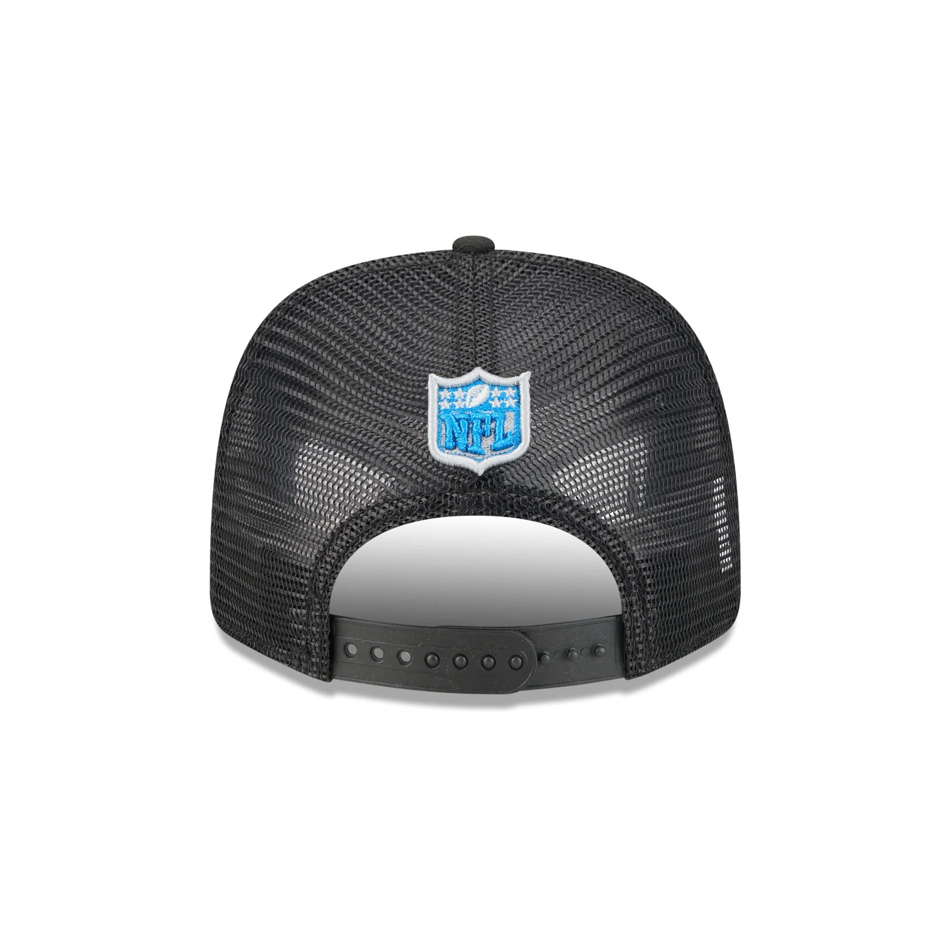 Detroit Lions Team Black 9SEVENTY Trucker Hat - Image 6