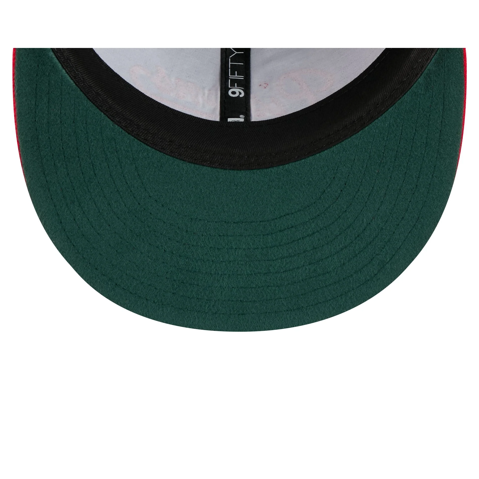 Detroit Pistons Chainstitch Script Retro Crown 9FIFTY Snapback Hat - Image 7