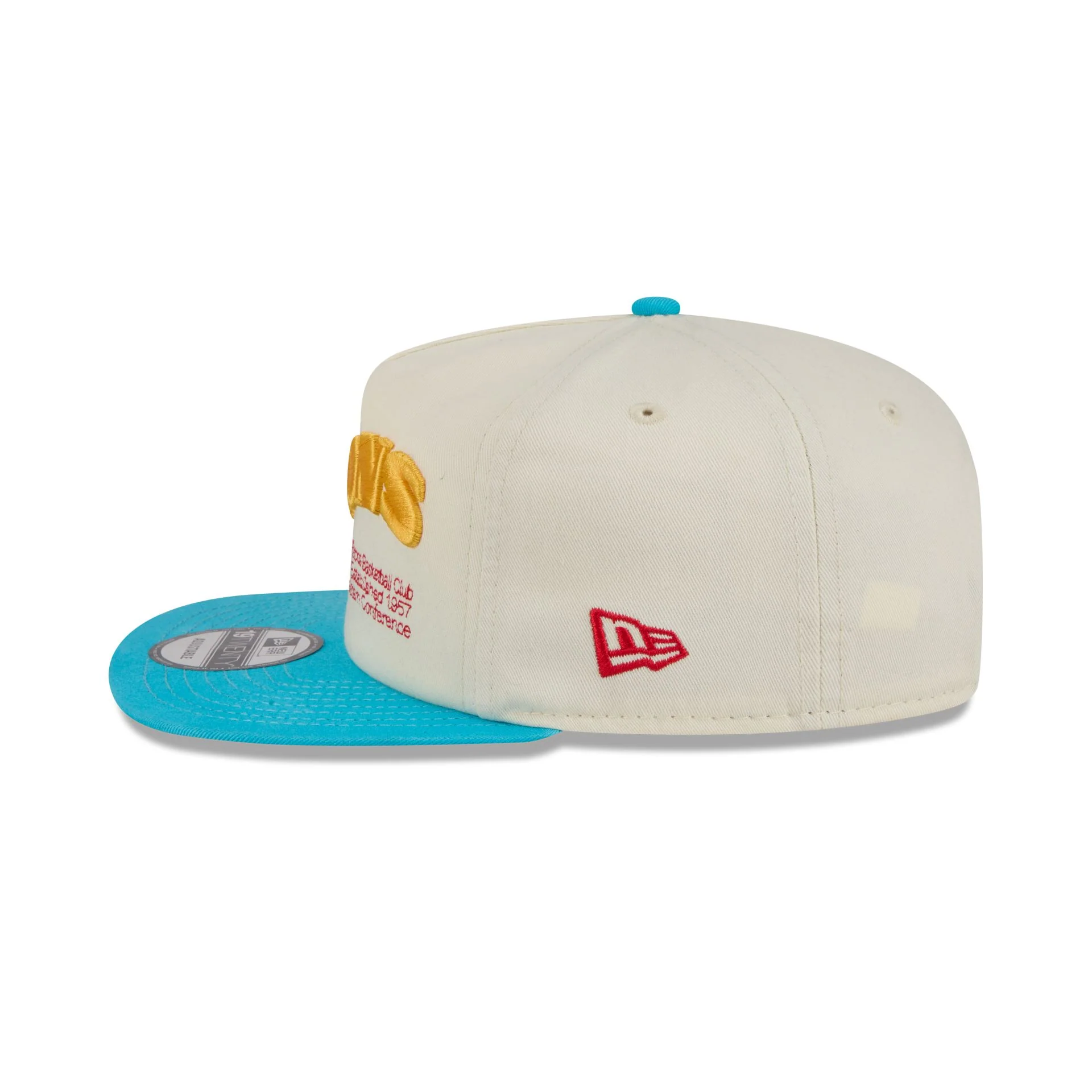 Detroit Pistons Conference Script Chrome White 19TWENTY Adjustable Hat - Image 5