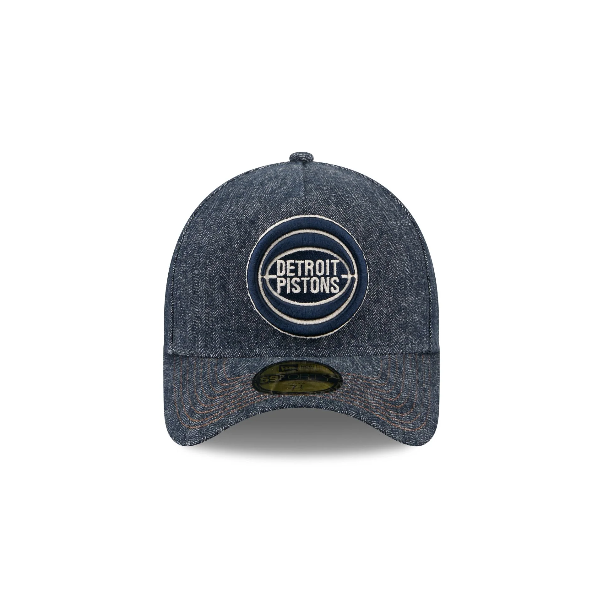 Detroit Pistons Denim 59FORTY A-Frame Fitted Hat - Image 2