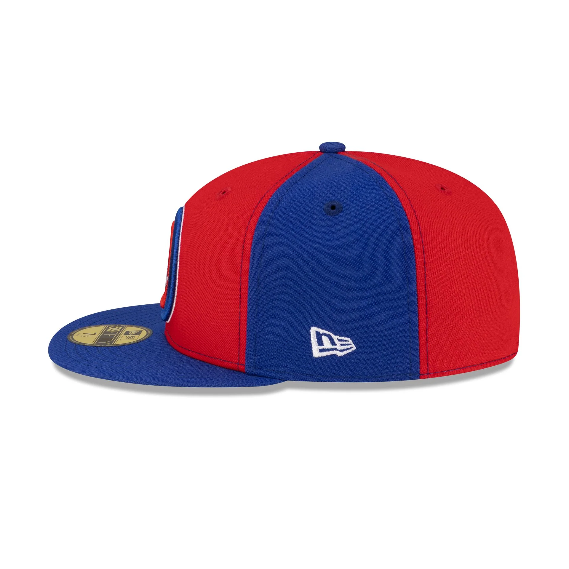 Detroit Pistons Hardwood Classics 80s Pinwheel 59FIFTY Fitted Hat - Image 4