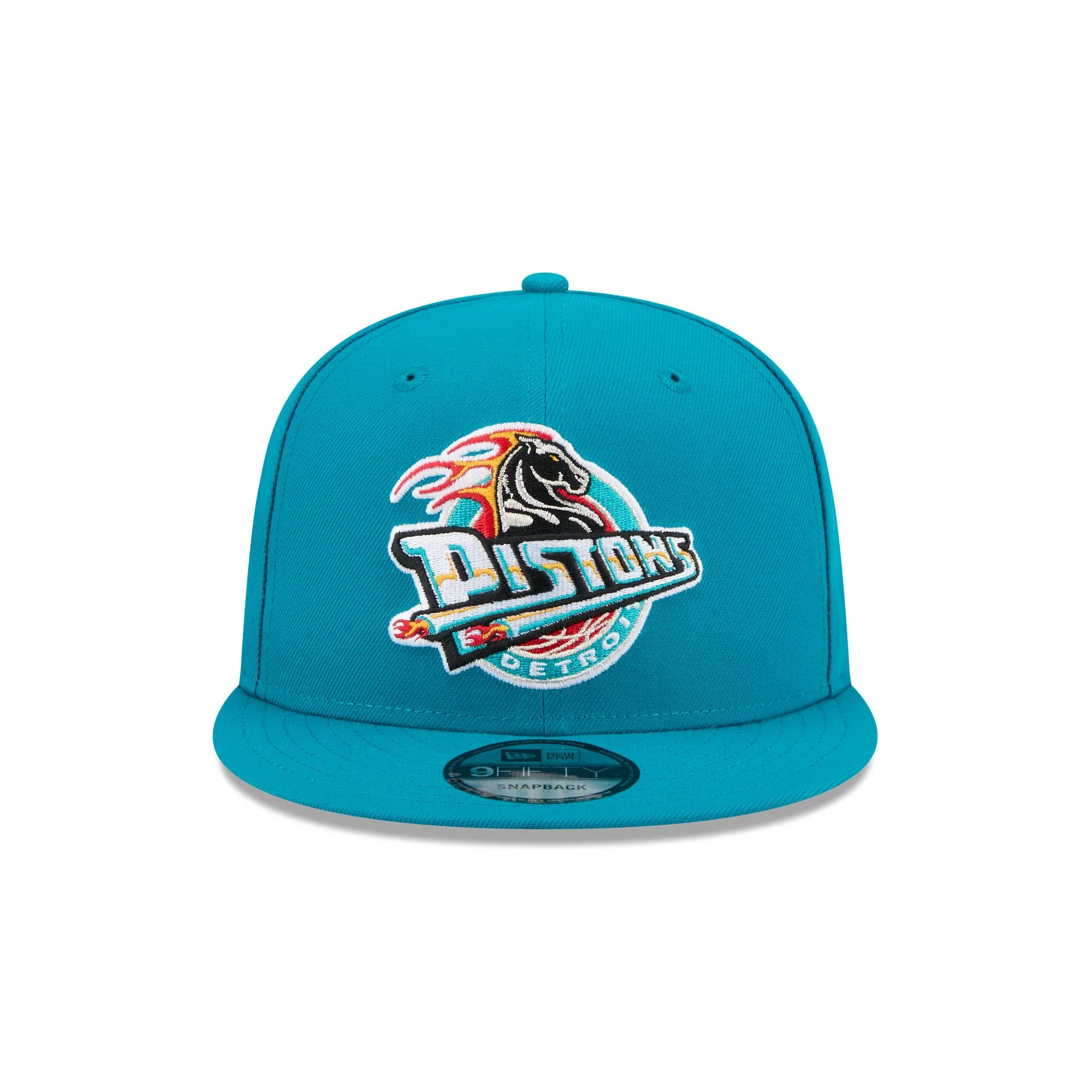 Detroit Pistons 1996-2000 Hardwood Classics 9FIFTY Snapback Hat - Image 2
