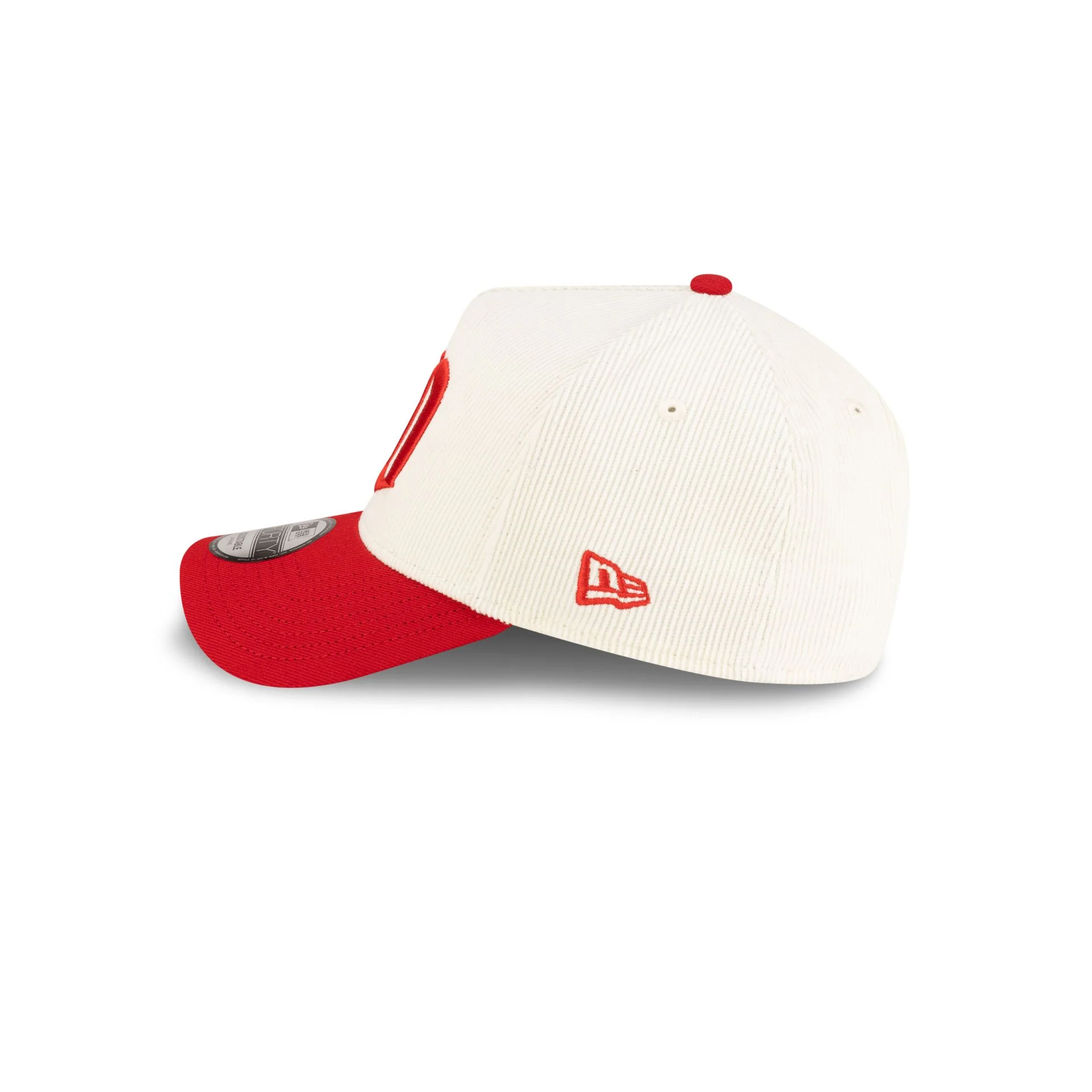 Detroit Red Wings 100th Anniversary Chrome Corduroy 9FORTY A-Frame Snapback Hat - Image 5