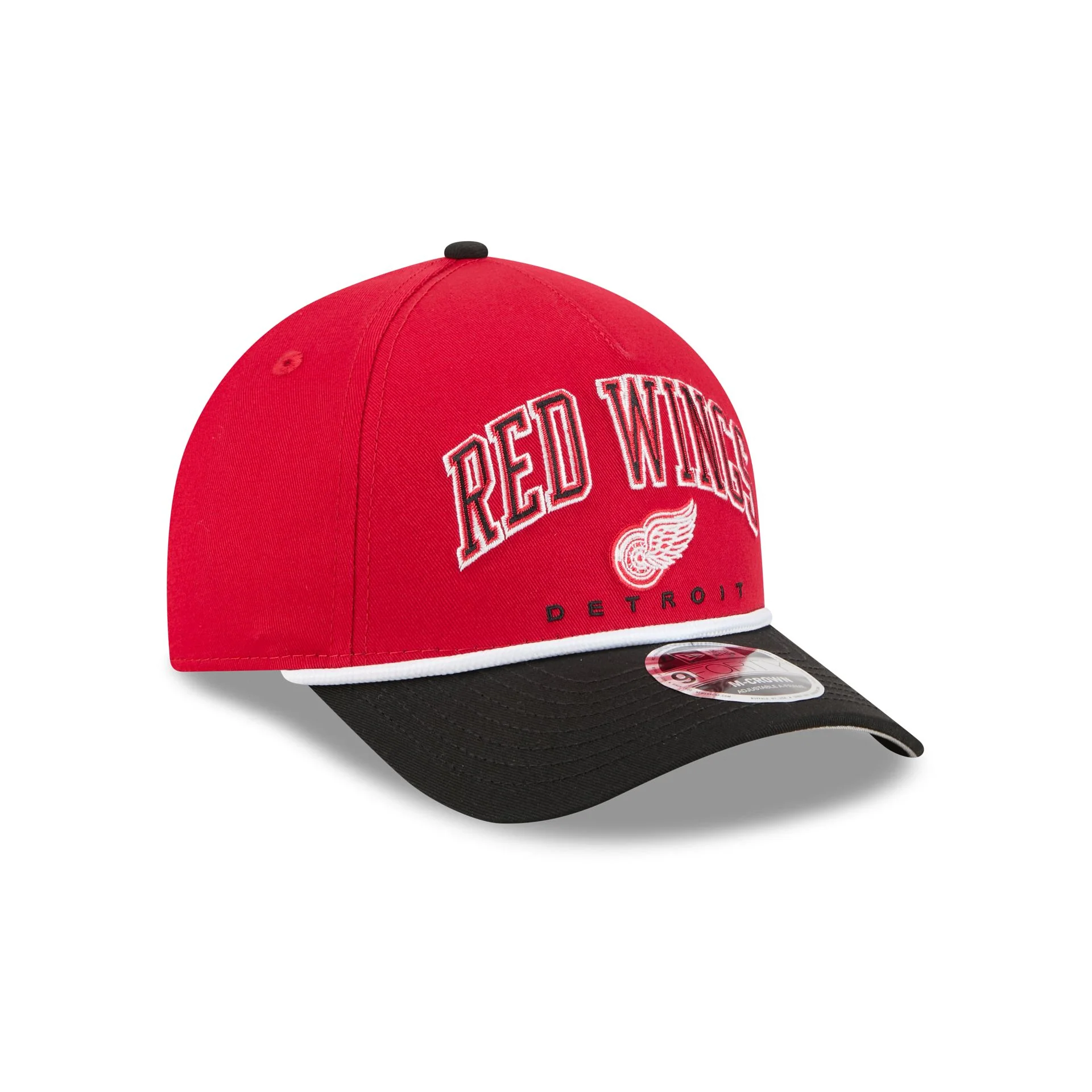 Detroit Red Wings Arch 9FORTY M-Crown A-Frame Snapback Hat - Image 3