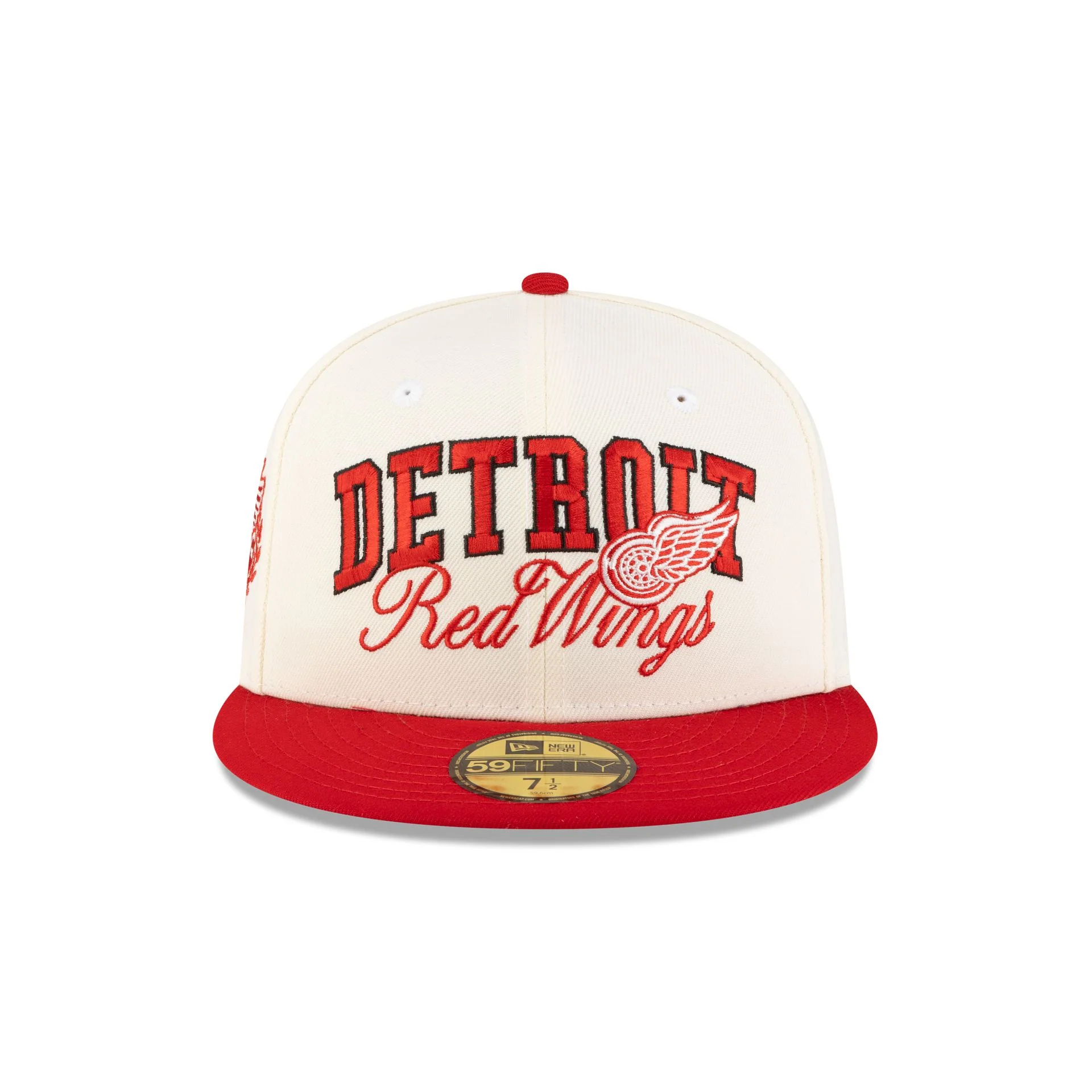 Detroit Red Wings Arch Script 59FIFTY Fitted Hat - Image 2