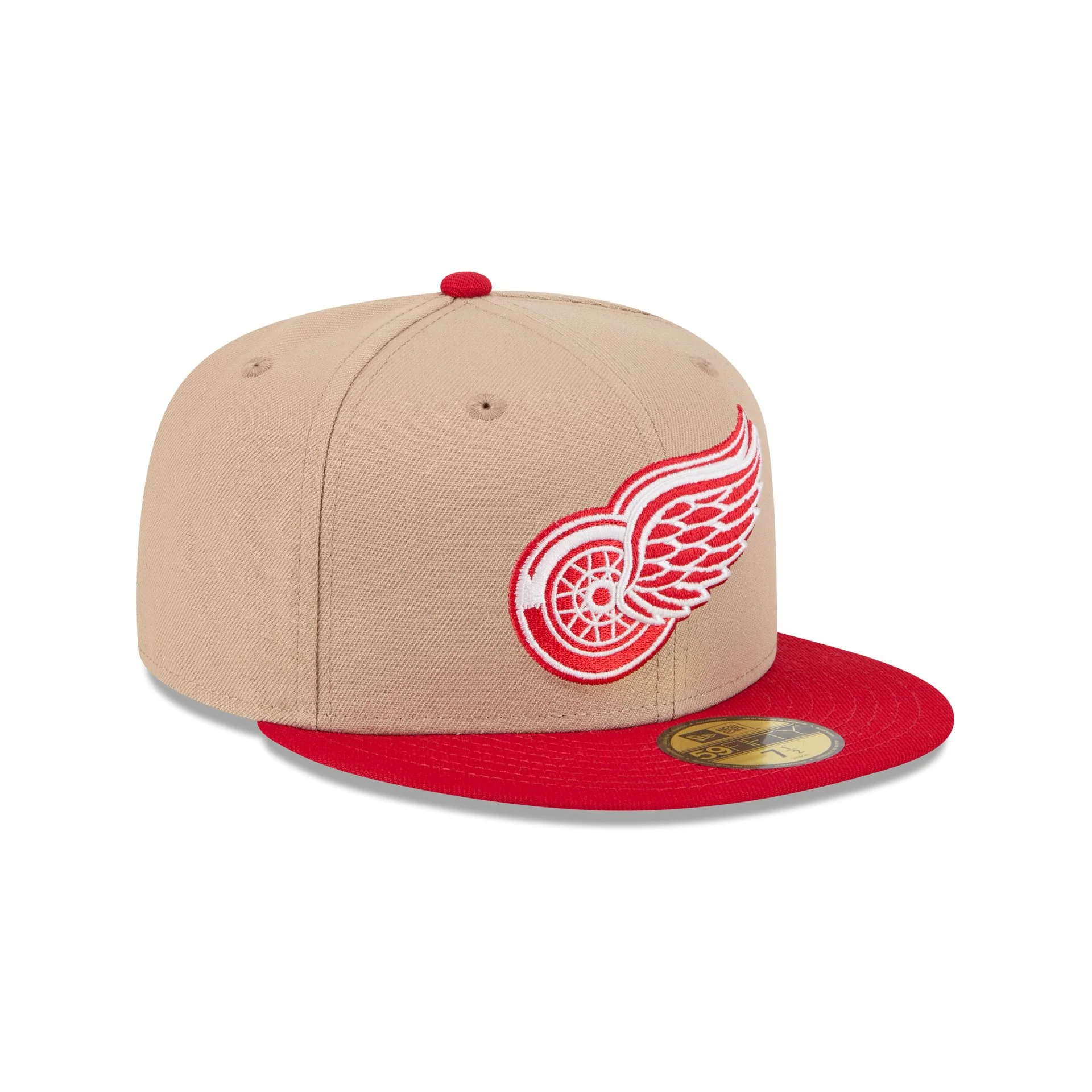 Detroit Red Wings Camel 59FIFTY Fitted Hat - Image 3