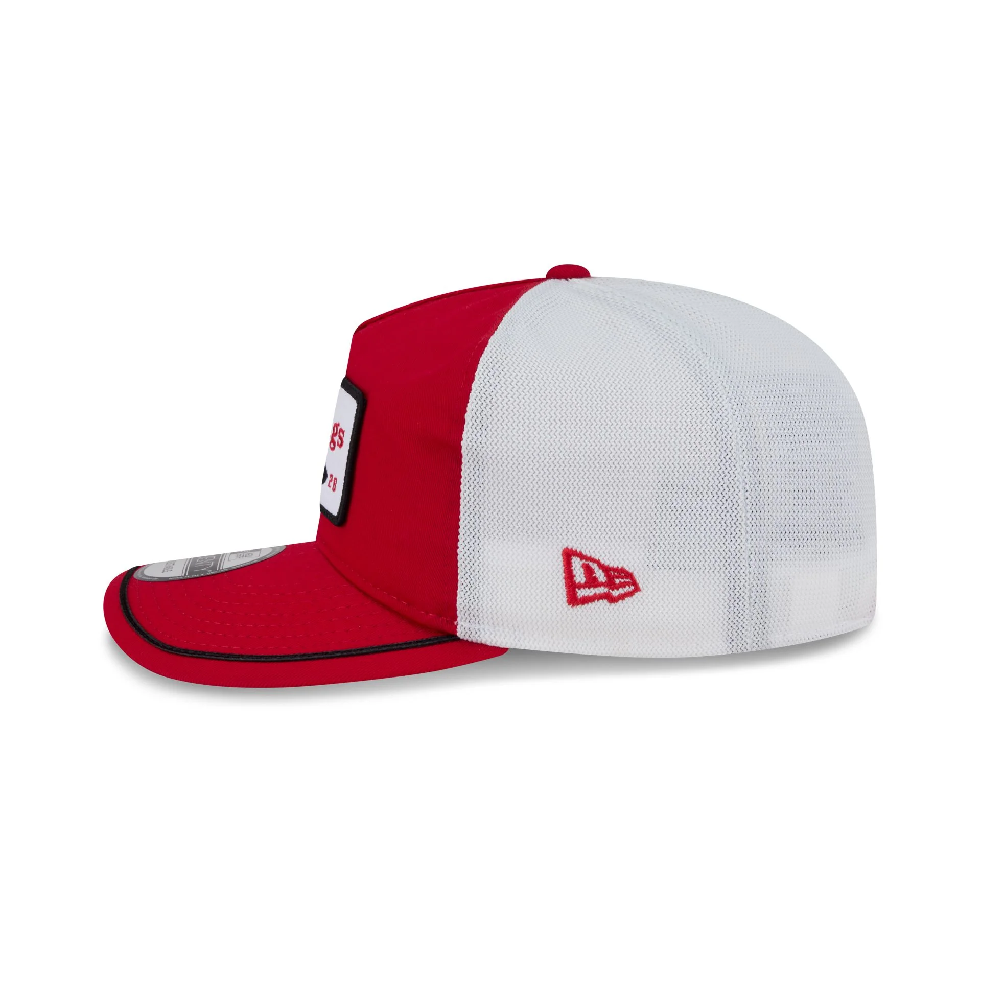 Detroit Red Wings Patch 19TWENTY Trucker Hat - Image 4
