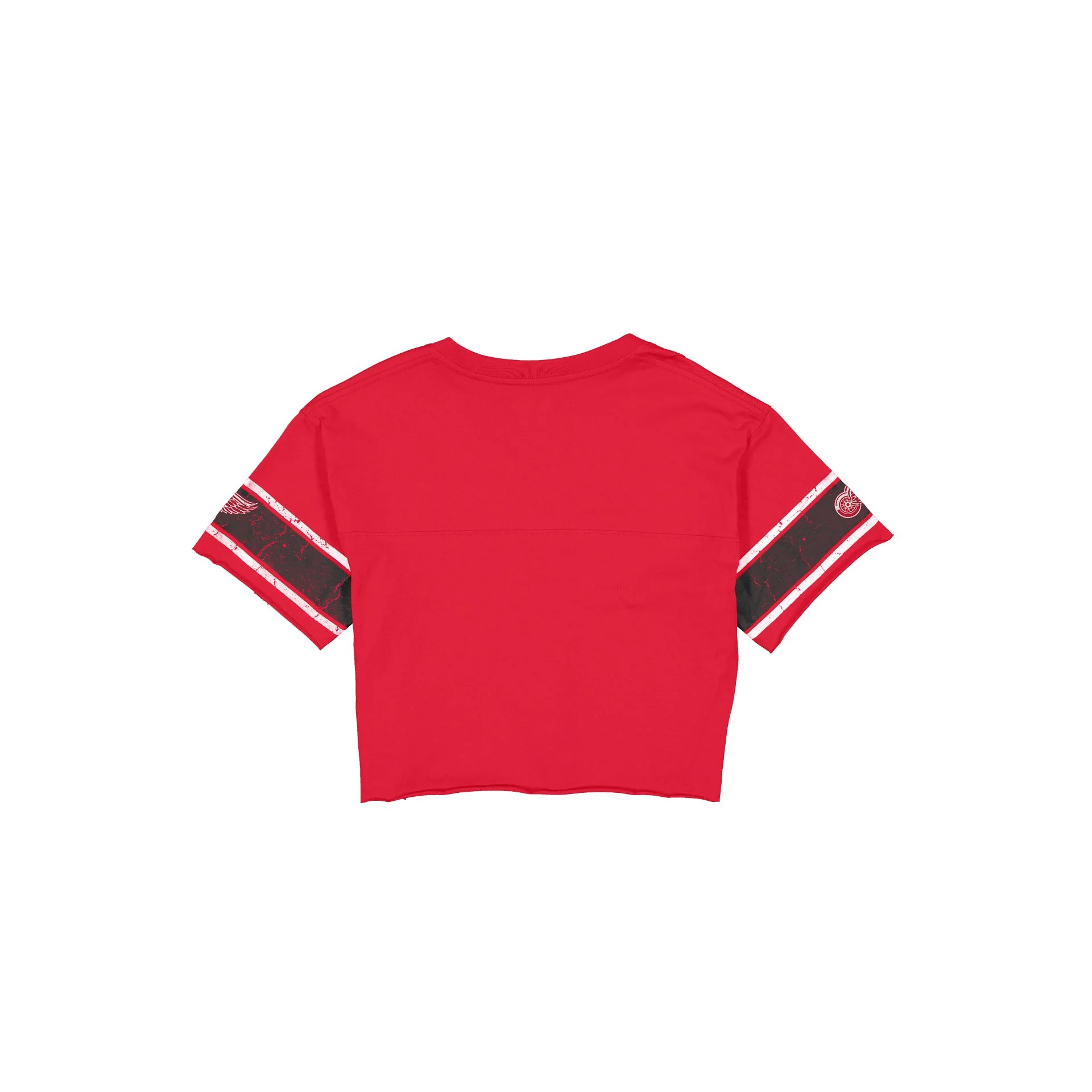Detroit Red Wings Throwback Women's Cropped T-Shirt - Image 2