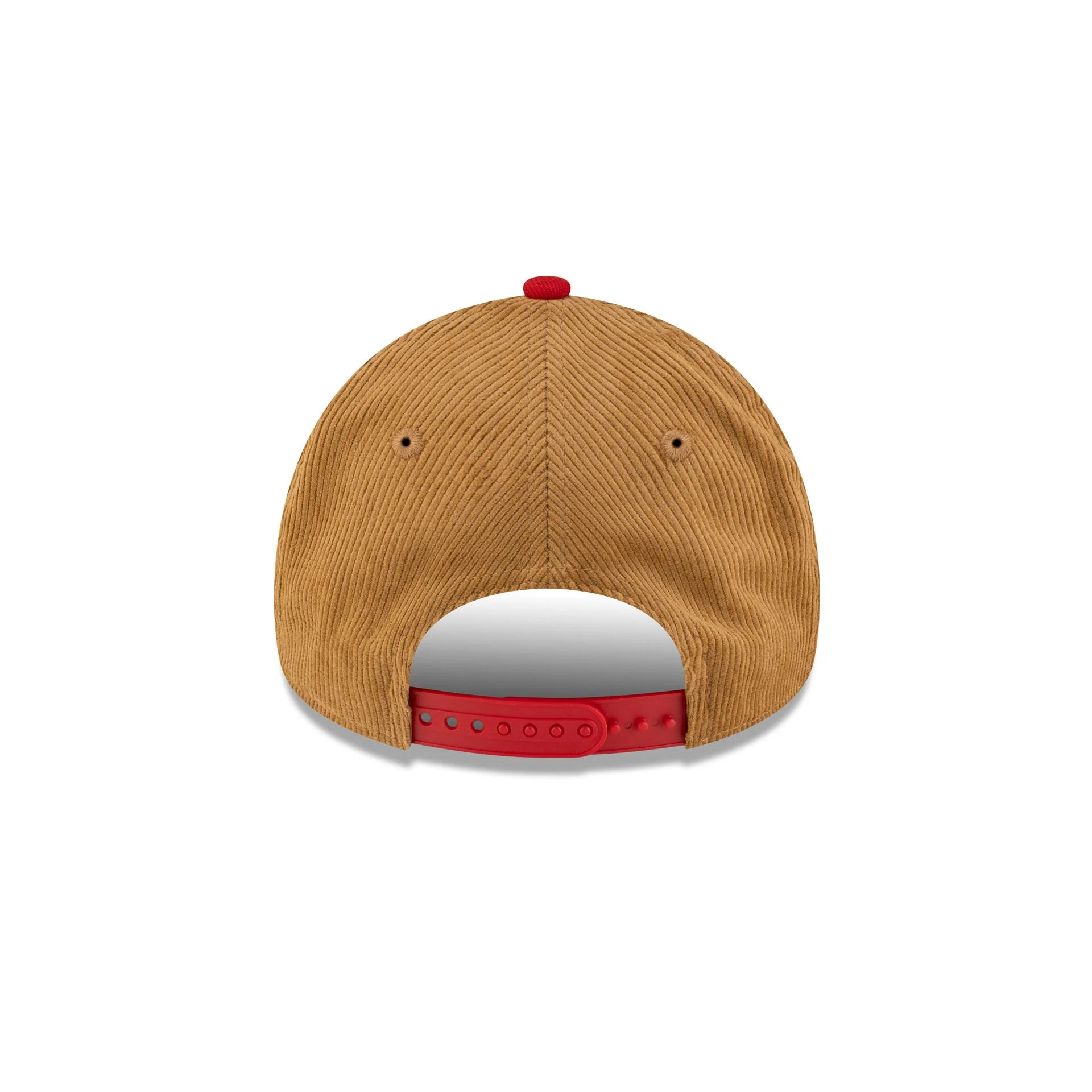 Detroit Red Wings Wheat Corduroy 9FORTY A-Frame Snapback Hat - Image 6