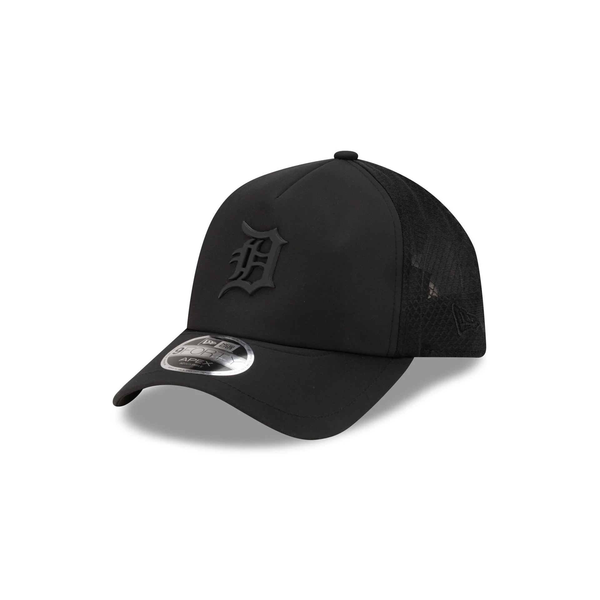 Detroit Tigers 2026 Batting Practice Black 9FORTY APEX Trucker Hat