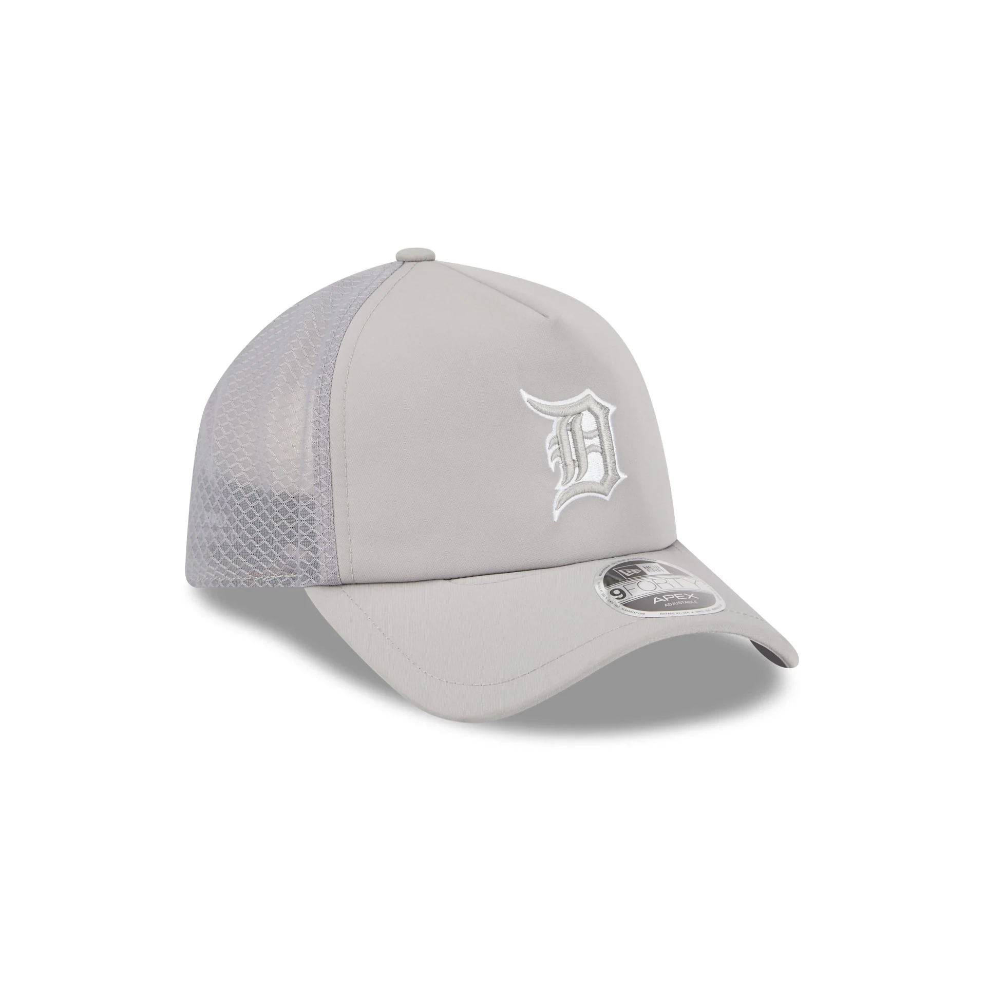 Detroit Tigers 2026 Batting Practice Gray 9FORTY APEX Trucker Hat - Image 3