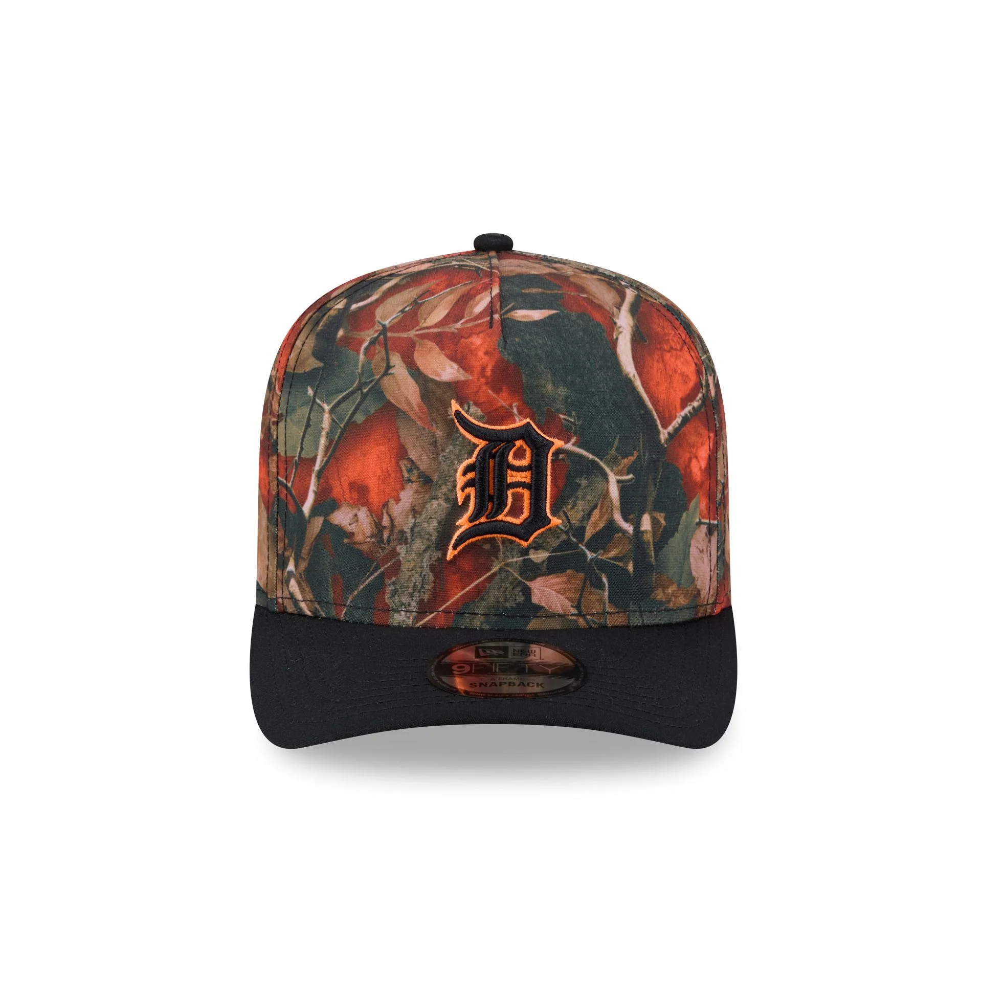 Detroit Tigers Amber Leaves 9FIFTY A-Frame Snapback Hat - Image 2