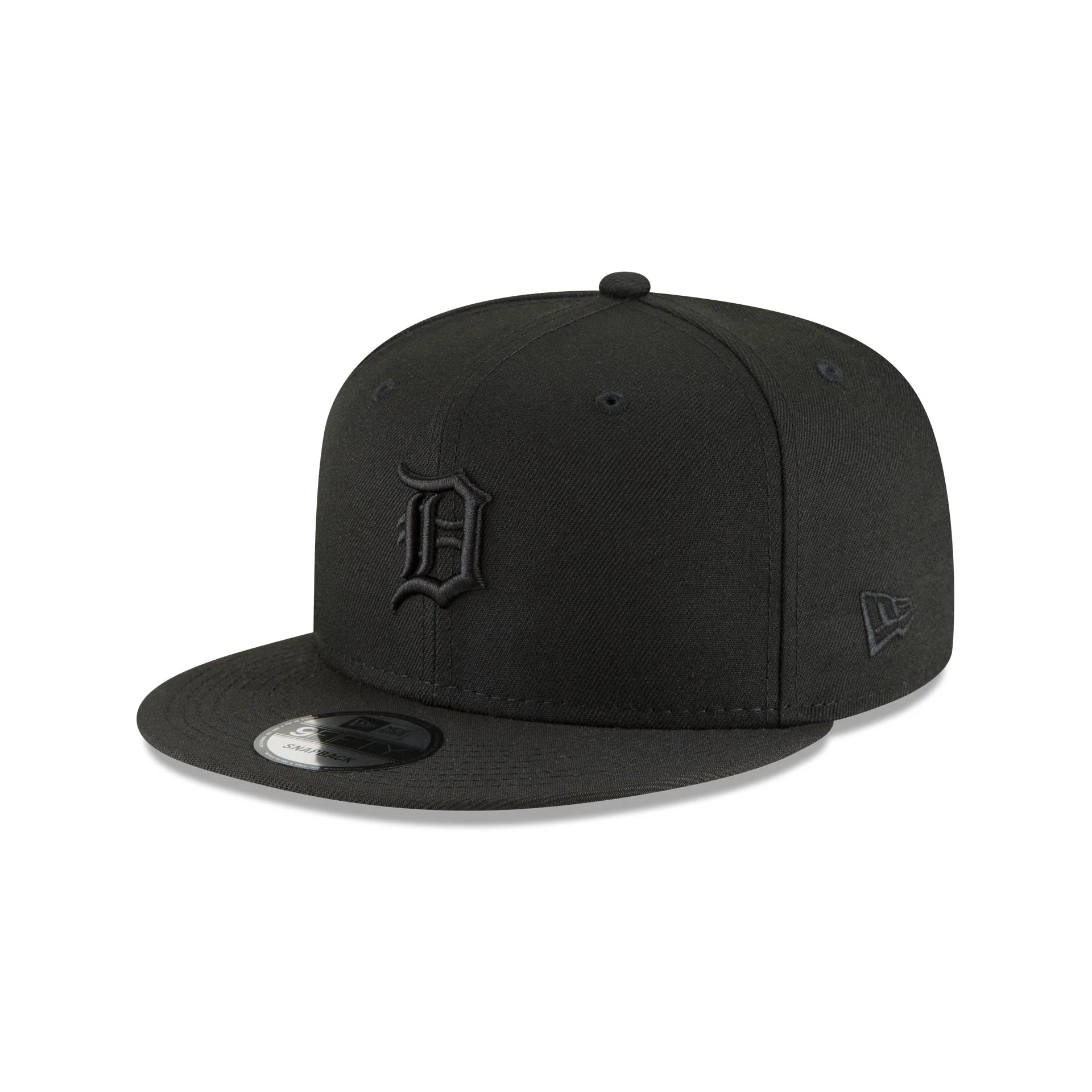 Detroit Tigers Basic All Black 9FIFTY Snapback Hat