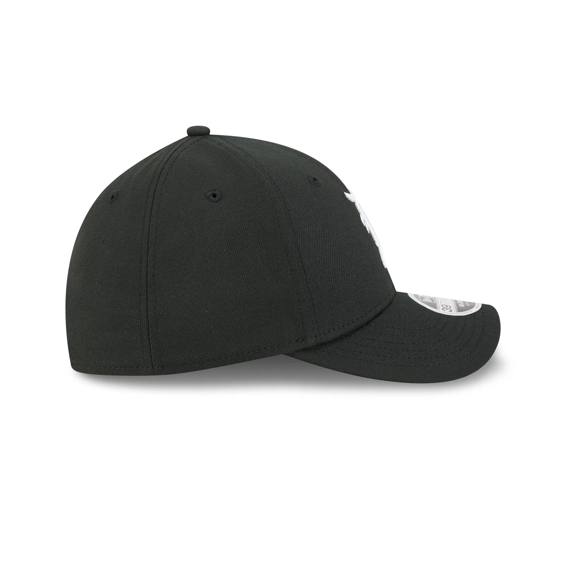 Detroit Tigers Black and White 39THIRTY M-Crown Stretch Fit Hat - Image 5