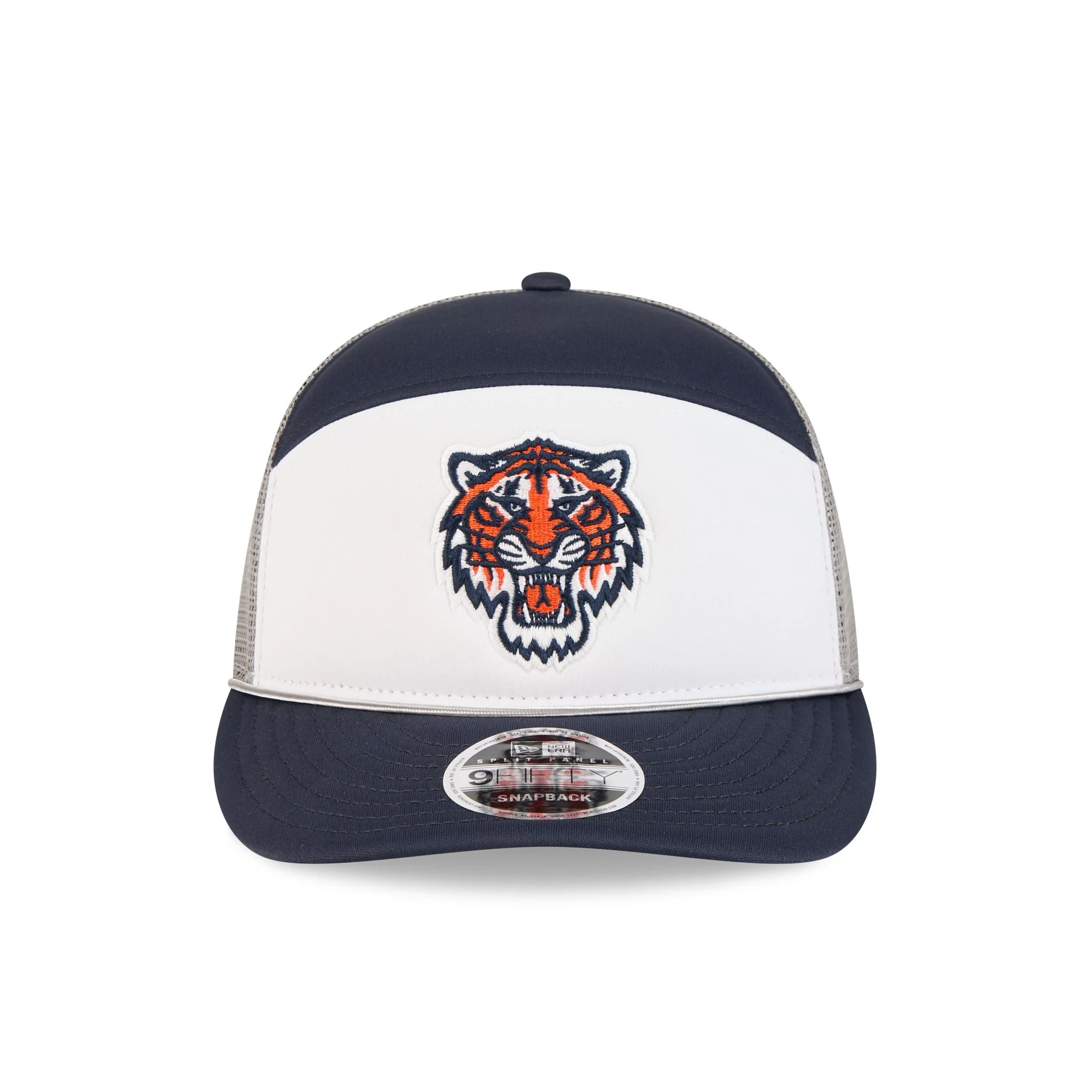 Detroit Tigers Blocked Split Panel 9FIFTY Trucker Hat - Image 2