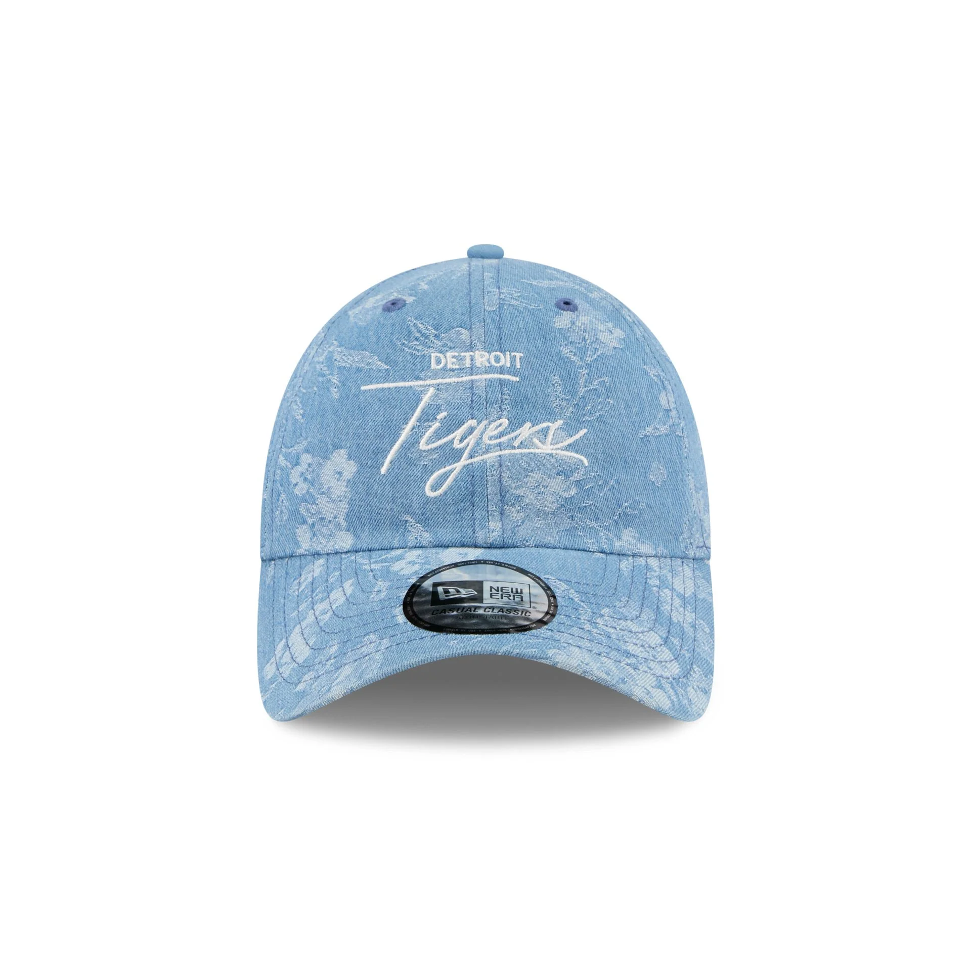 Detroit Tigers Blue Leaves Casual Classic Adjustable Hat - Image 2