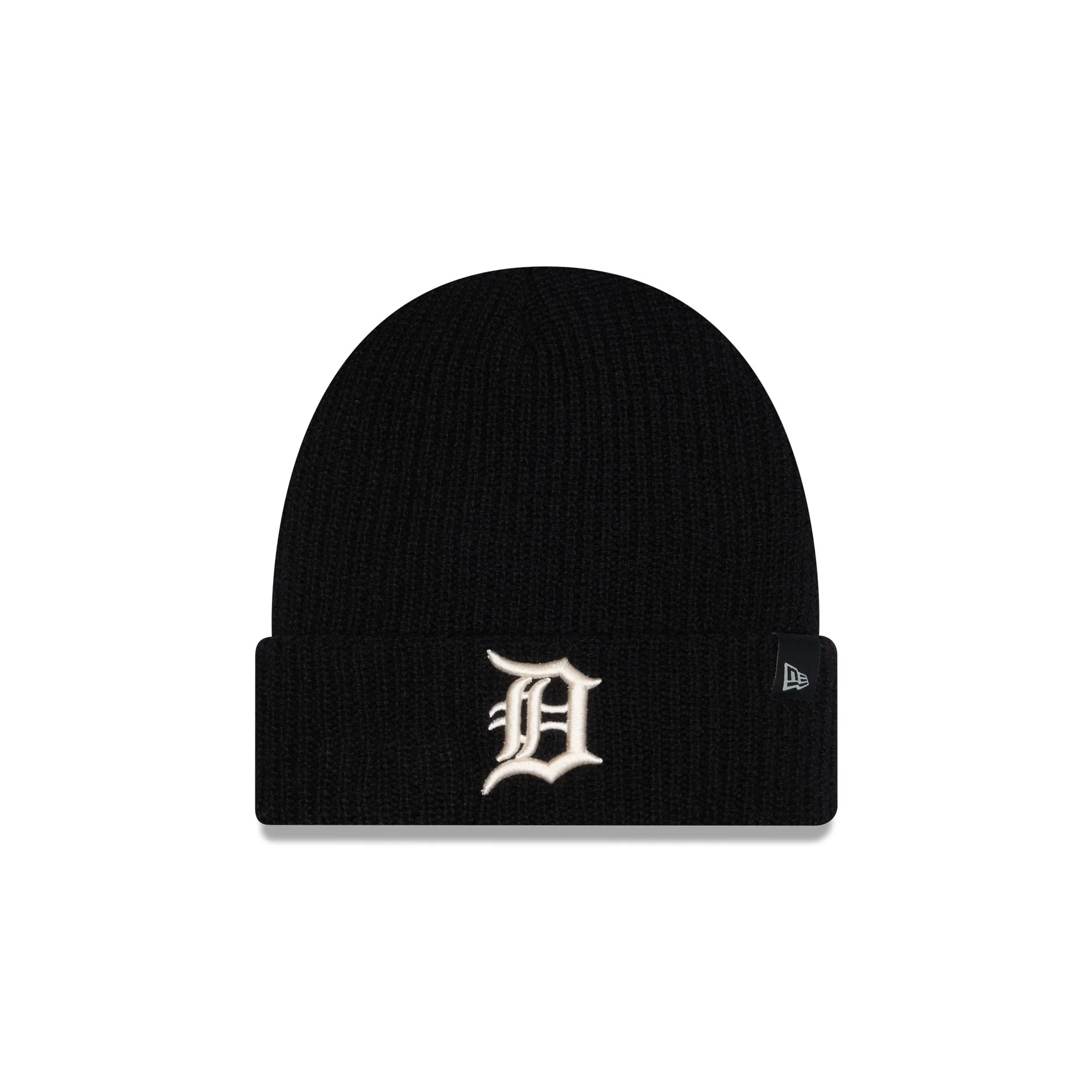 Detroit Tigers Cashmere Black Cuff Knit Hat