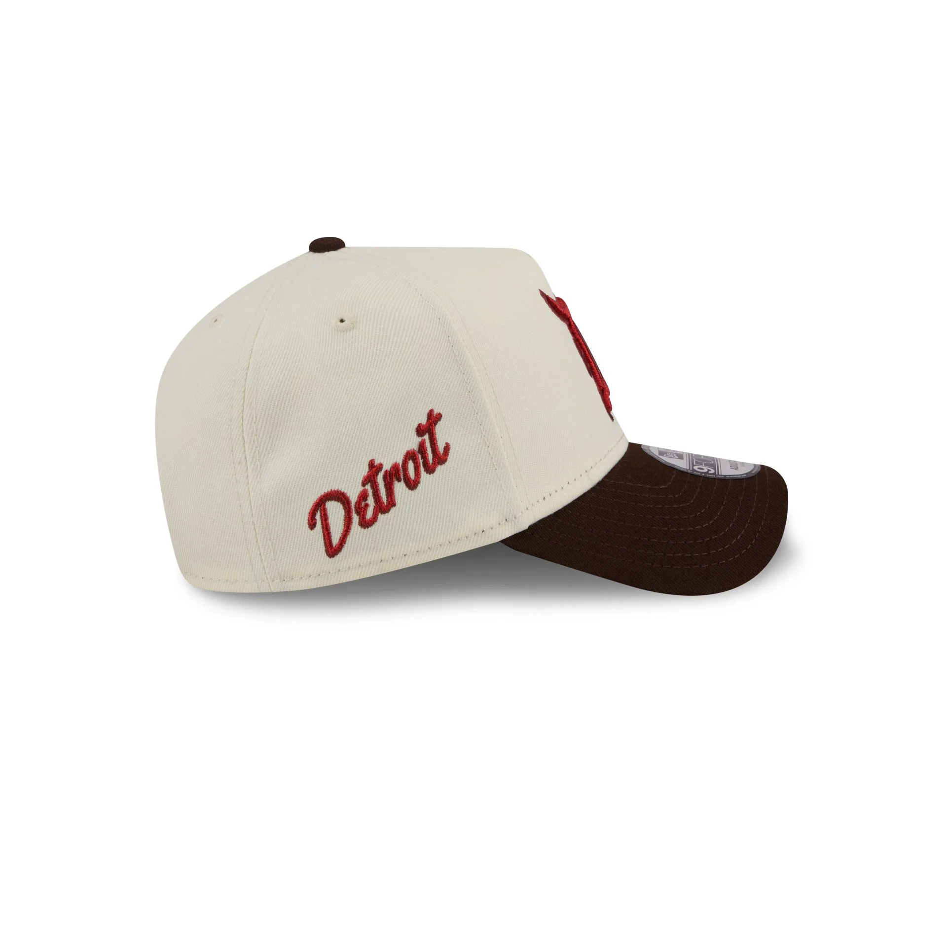 Detroit Tigers City Script 9FORTY A-Frame Snapback Hat - Image 4