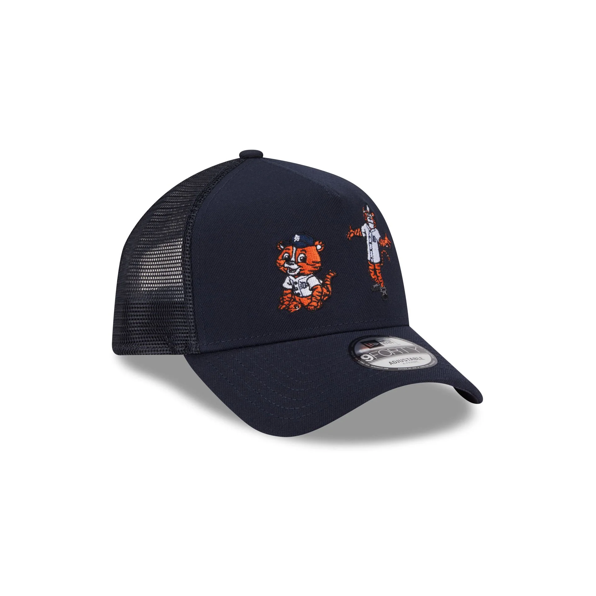 Detroit Tigers Generation Mascots 9FORTY A-Frame Trucker Hat - Image 3