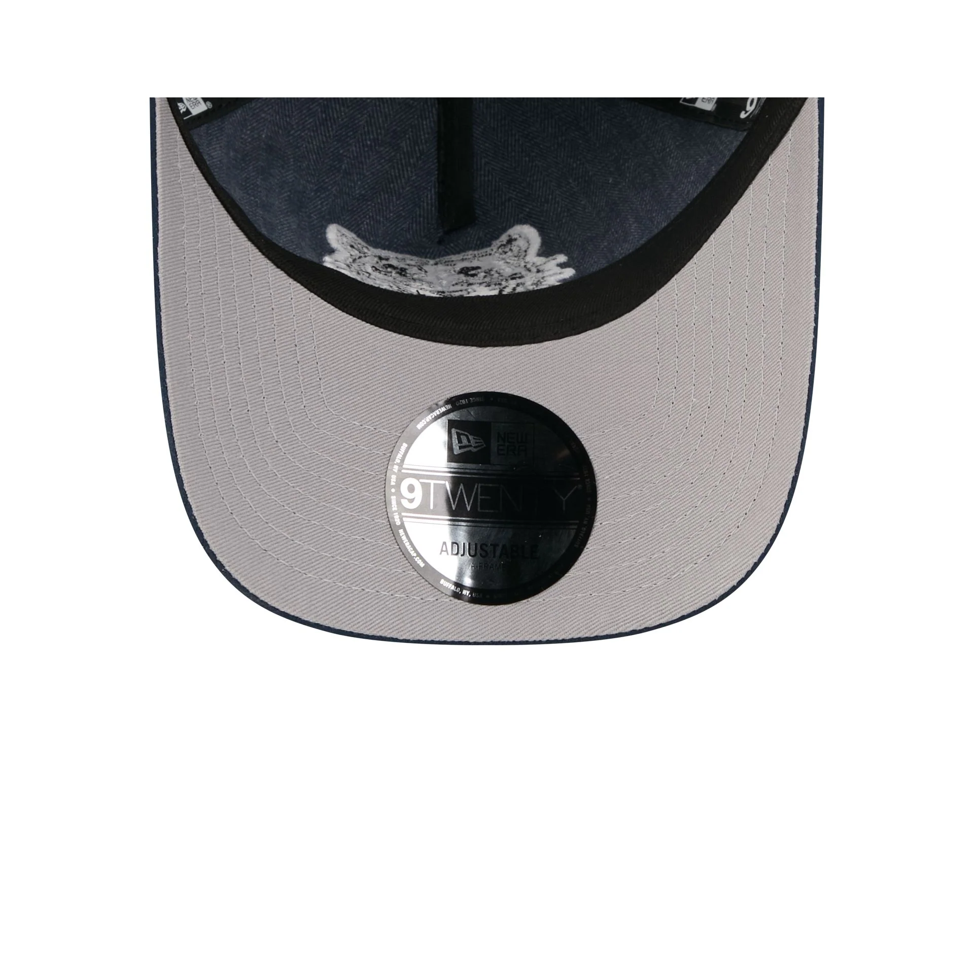 Detroit Tigers Herringbone Team Colors 9TWENTY A-Frame Adjustable Hat - Image 7