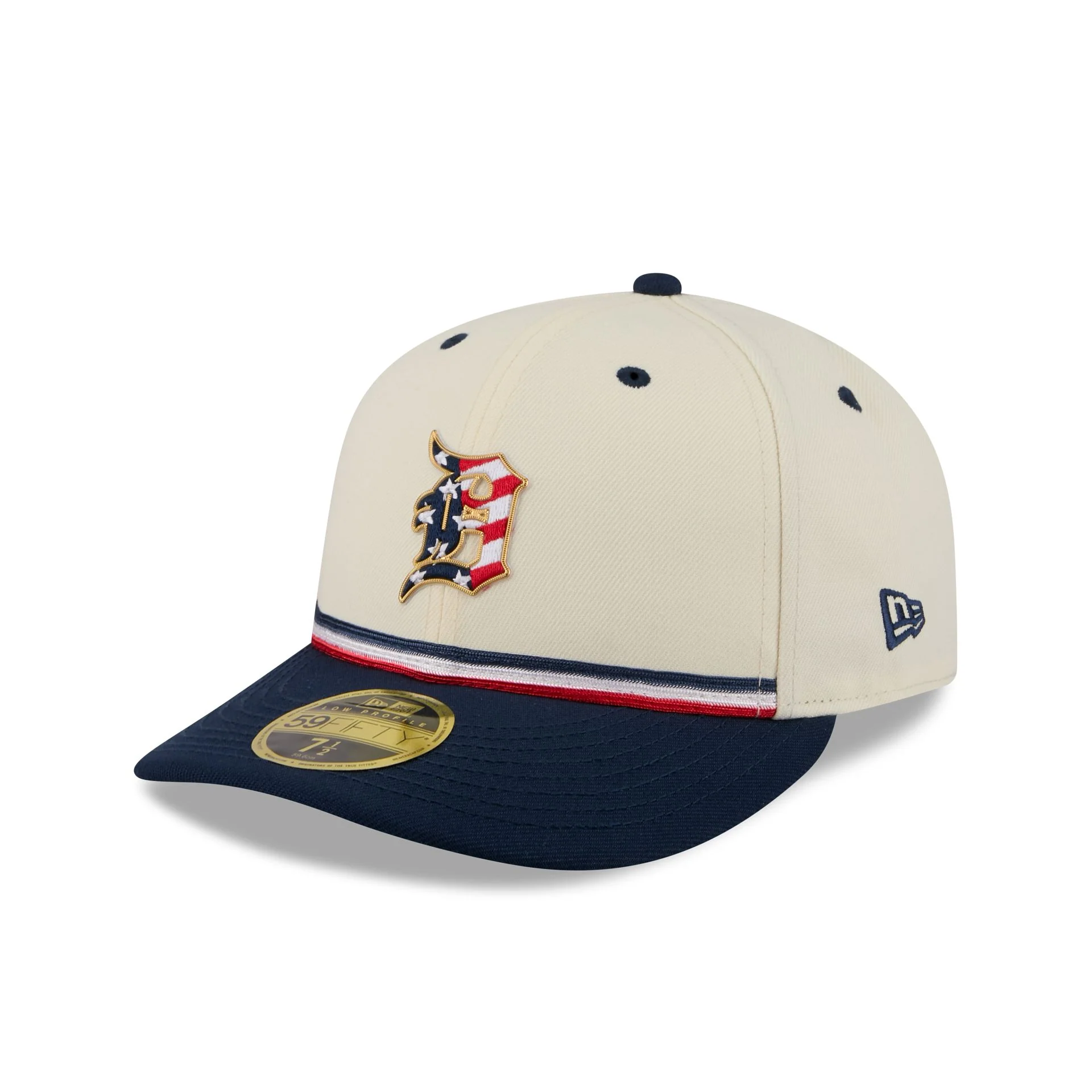 Detroit Tigers Independence Day 2026 Low Profile 59FIFTY Fitted Hat - Image 3