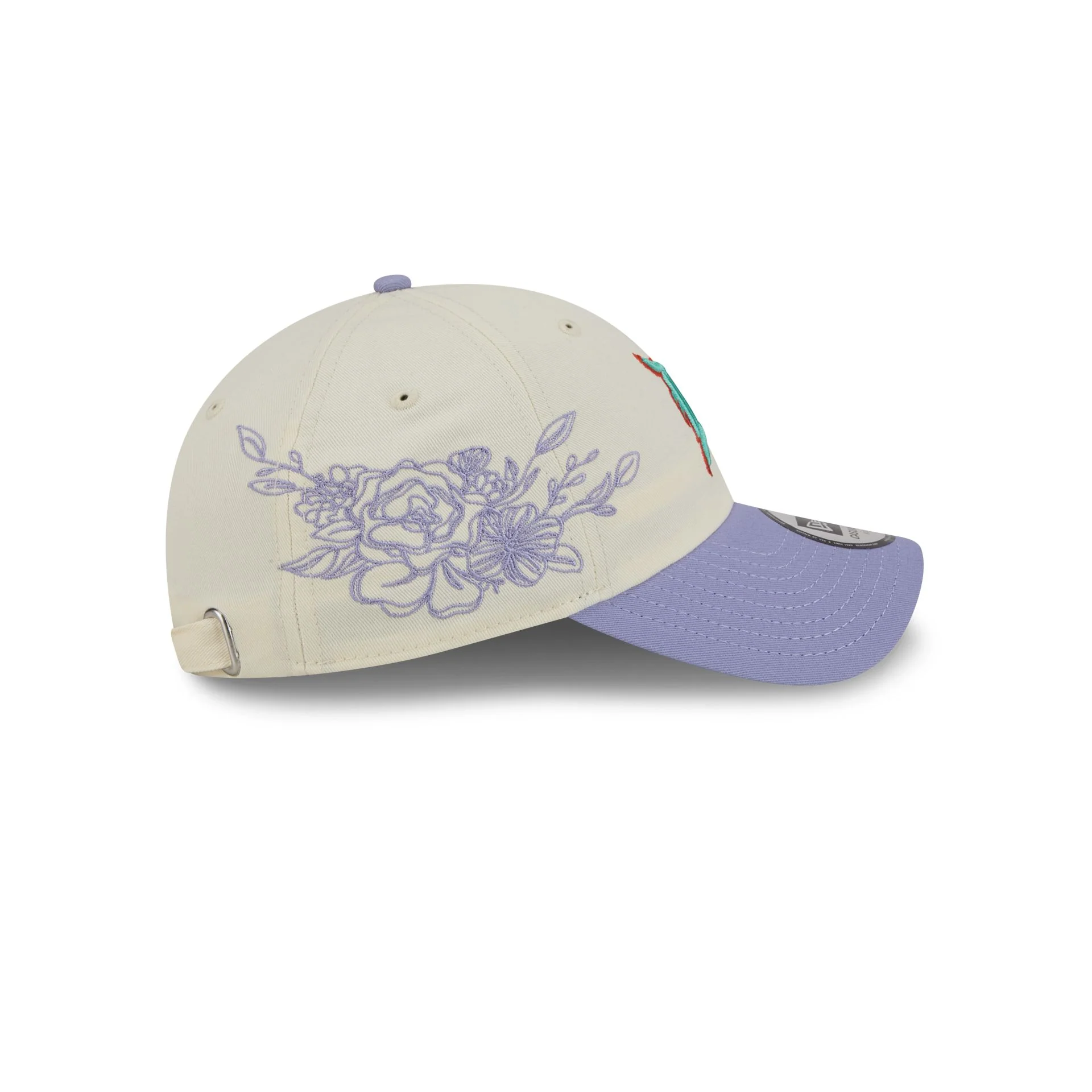 Detroit Tigers Lavender Flowers Casual Classic Adjustable Hat - Image 4